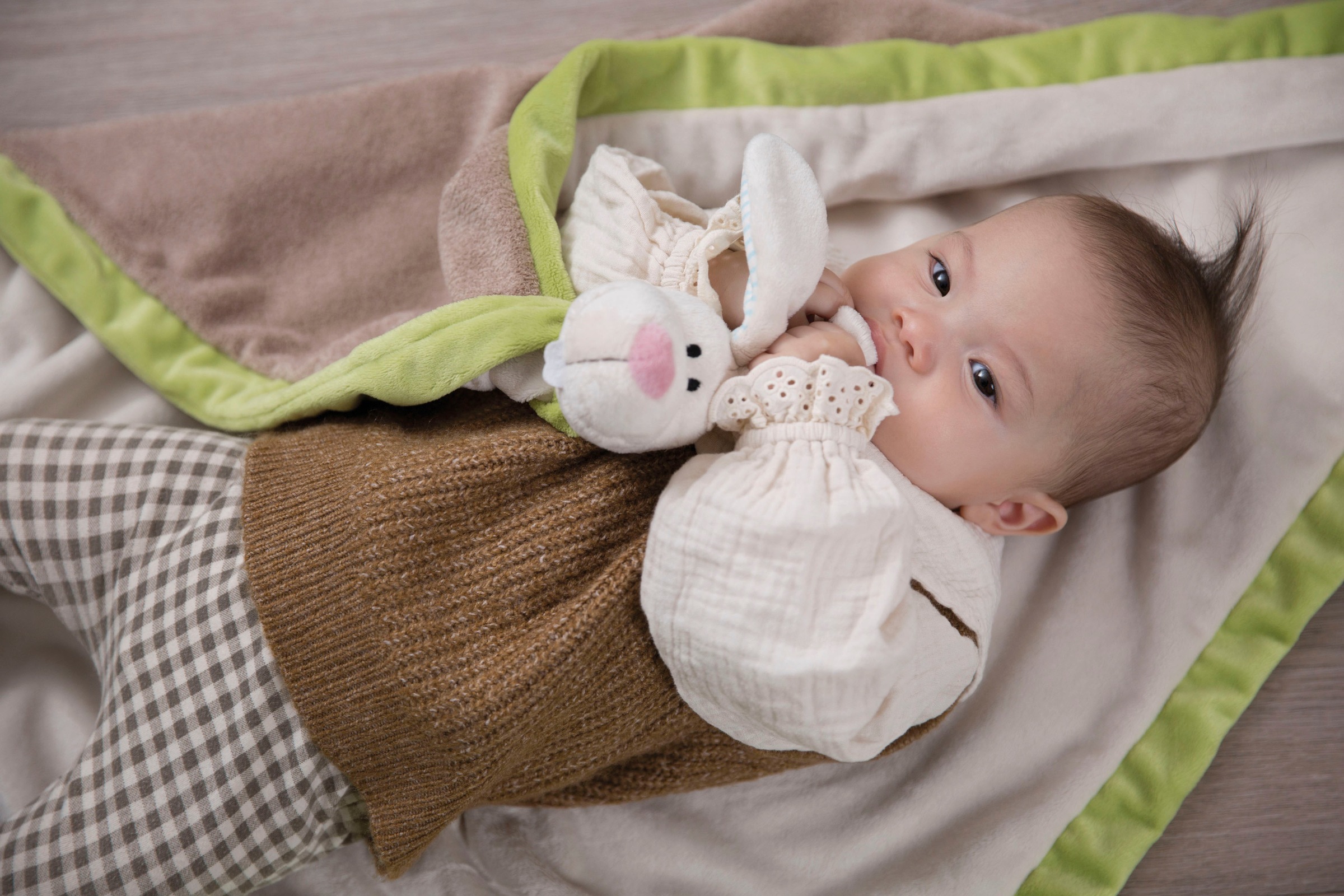 Nici Babydecke »My First NICI, Baby-Kuscheldecke mit Schmuse-Hase«