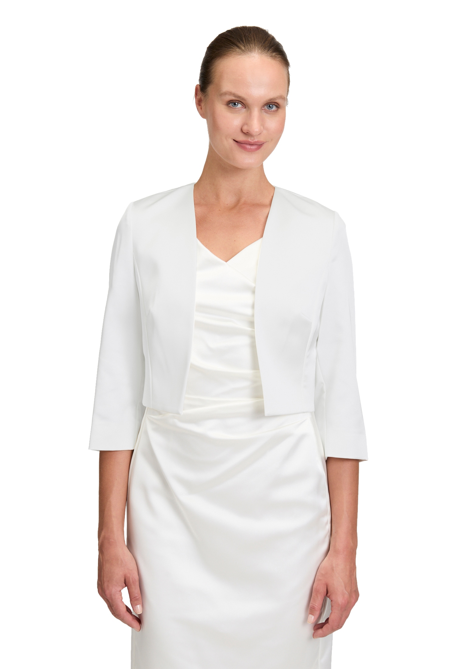 Vera Mont Bolerojacke "Vera Mont Bolero-Jacke mit Kellerfalten" günstig online kaufen