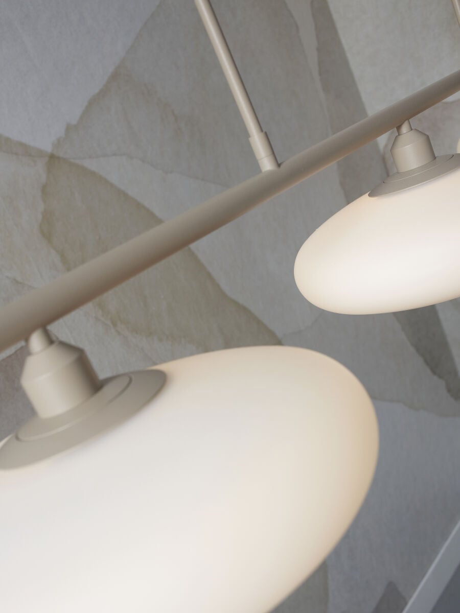 it's About RoMi Hängeleuchte »SAPPORO«, 3 flammig, Leuchtmittel E14 | LED wechselbar, Milchglass