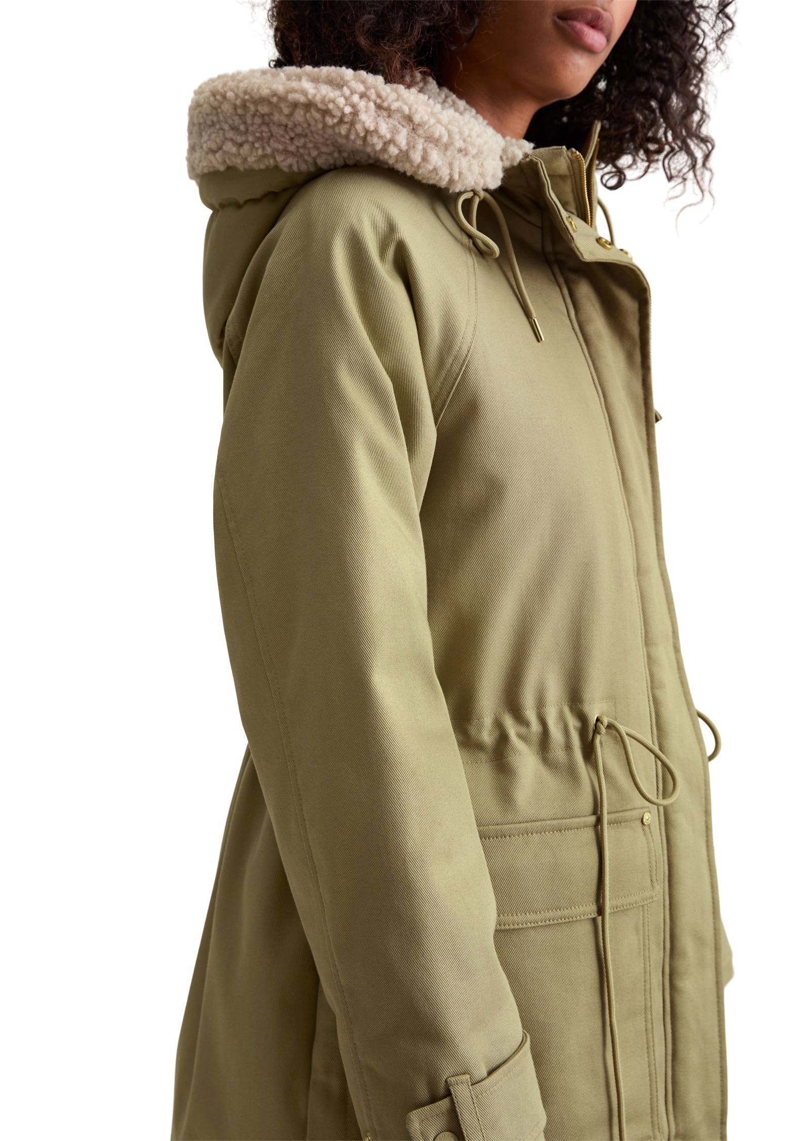 Marc O'Polo DENIM Kurzmantel »aus Bio-Baumwolle-Stretch-Twill«