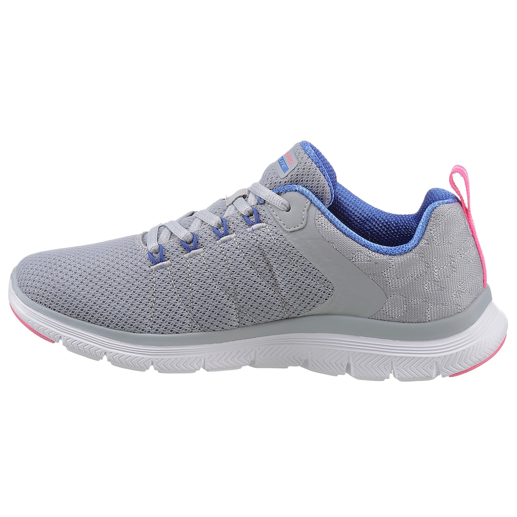 Skechers Sneaker »FLEX APPEAL 4.0 ELEGANT WAYS«, mit seitlicher Logo-Applikation, Freizeitschuh, Halbschuh, Schnürschuh