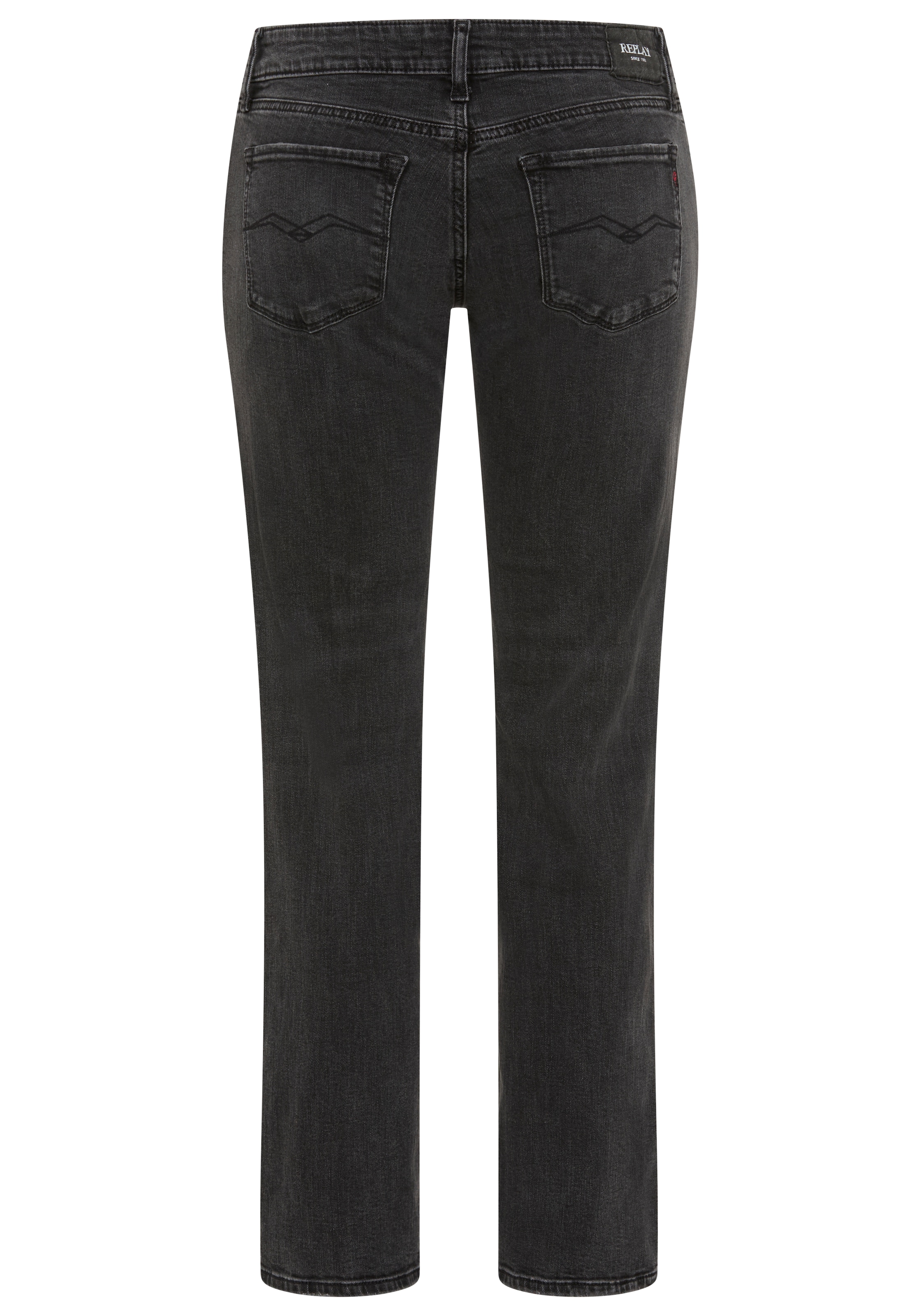 Replay Bootcut-Jeans »NEW LUZ« mit gesticktem R an der Gesäßtasche