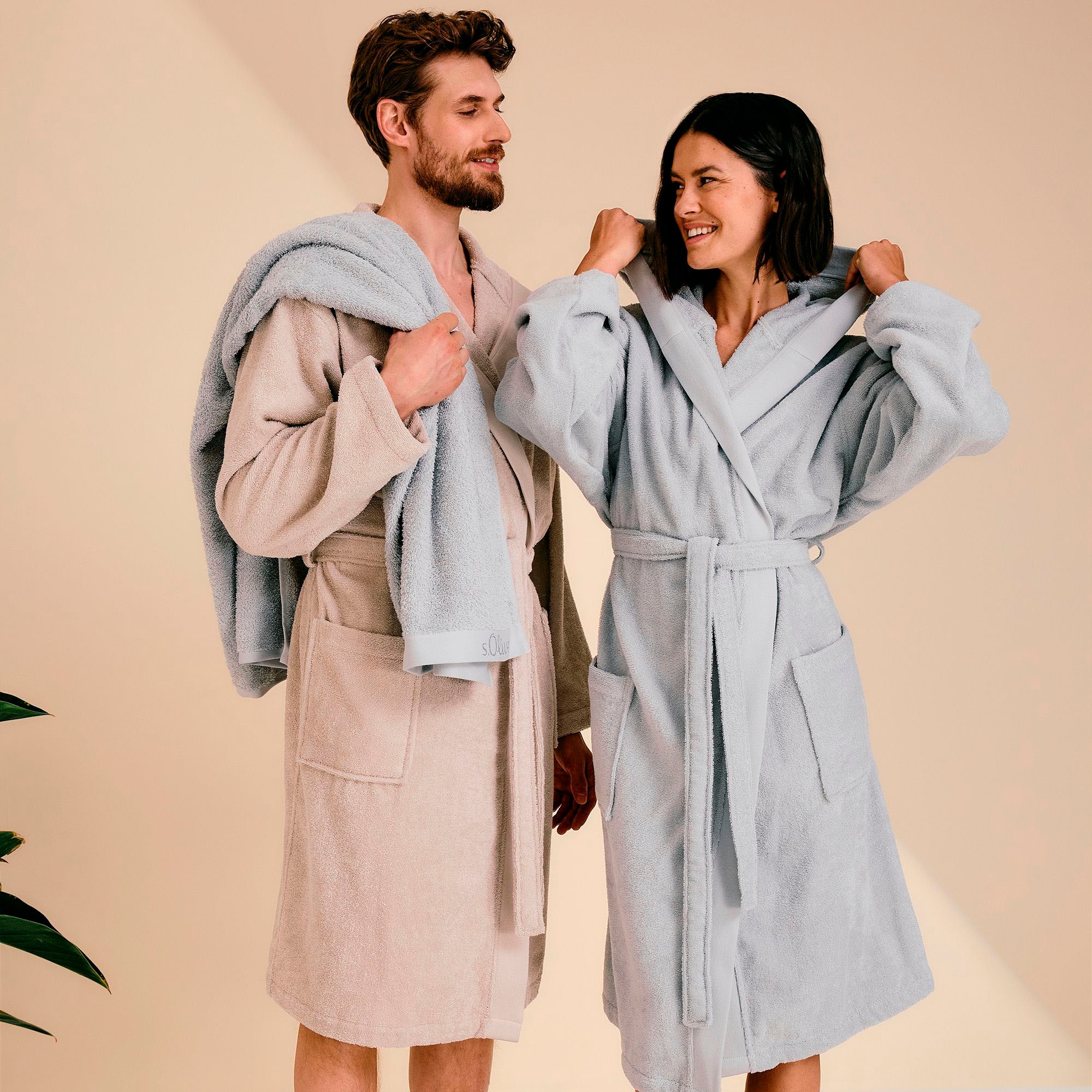 s.Oliver Bademantel "s. Oliver Bademantel, ideal für Sauna & Spa, Hotelbade günstig online kaufen