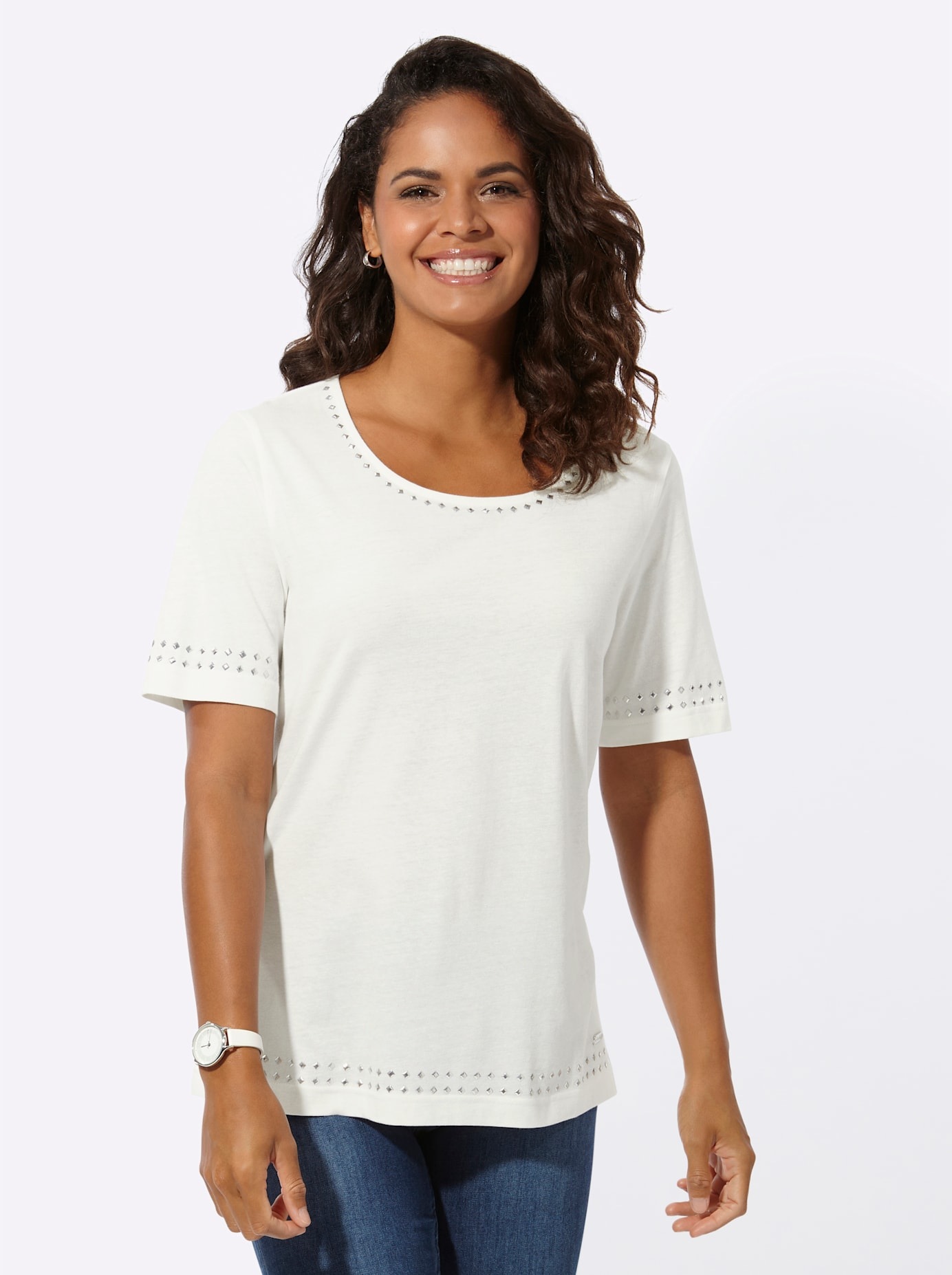 Casual Looks Kurzarmshirt "Shirt" 1 Stk. tlg. günstig online kaufen