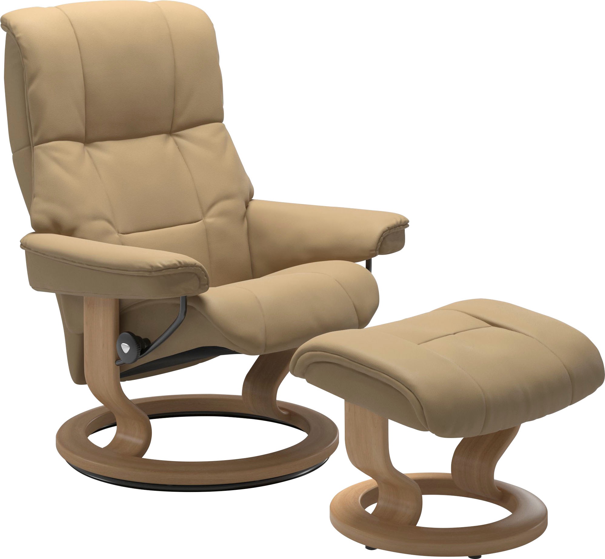 Stressless Relaxsessel "Mayfair" mit Classic Base, Größe S, M & L, Gestell Eiche, in 3 Bezugsqualitäten lieferbar