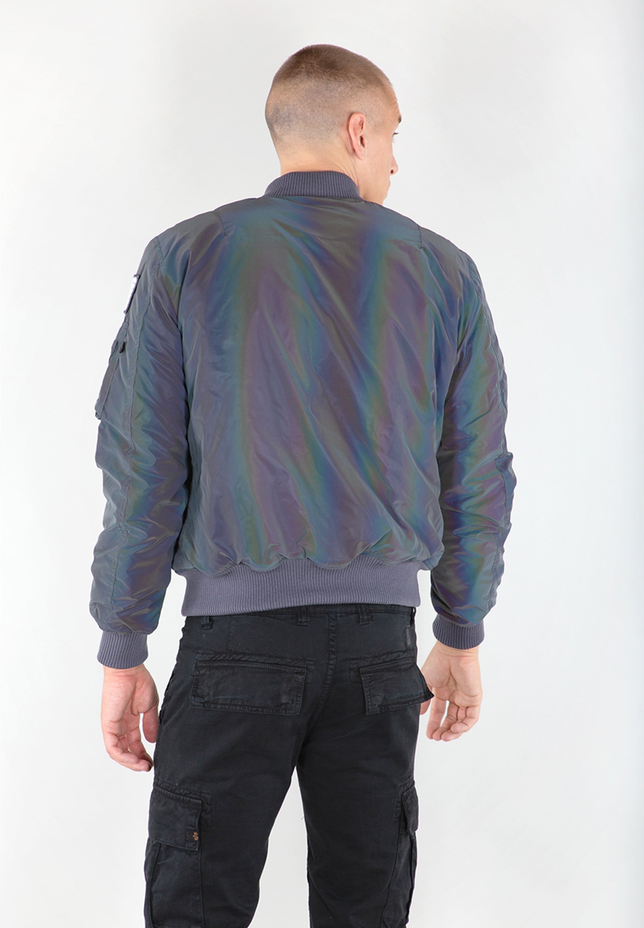 Alpha Industries Bomberjacke »ALPHA INDUSTRIES Men - Bomber Jackets MA-1 NASA Rainbow Ref.«