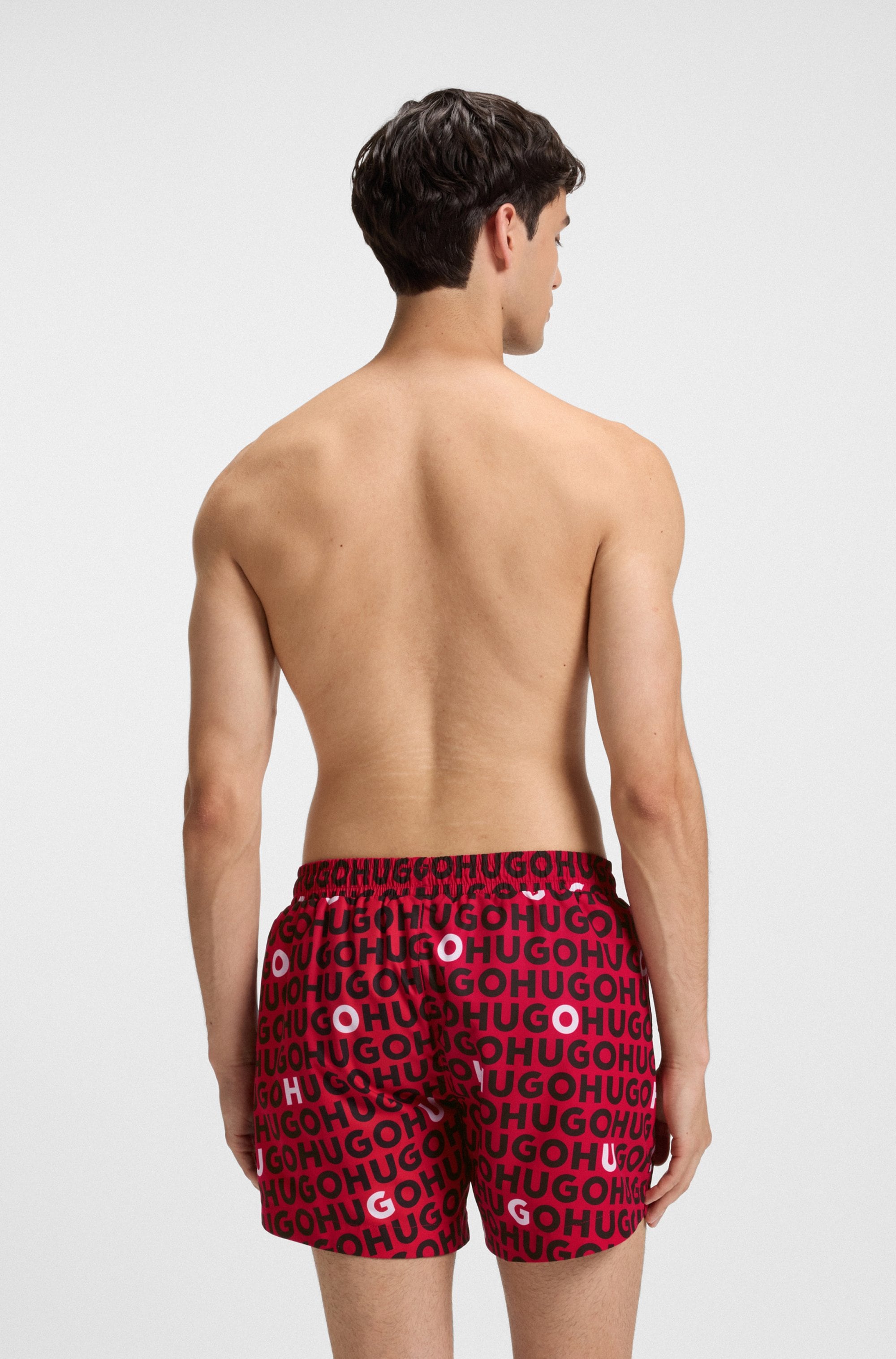 HUGO Underwear Badehose »TORTUGA«, mit Allover-Logoschriftzug