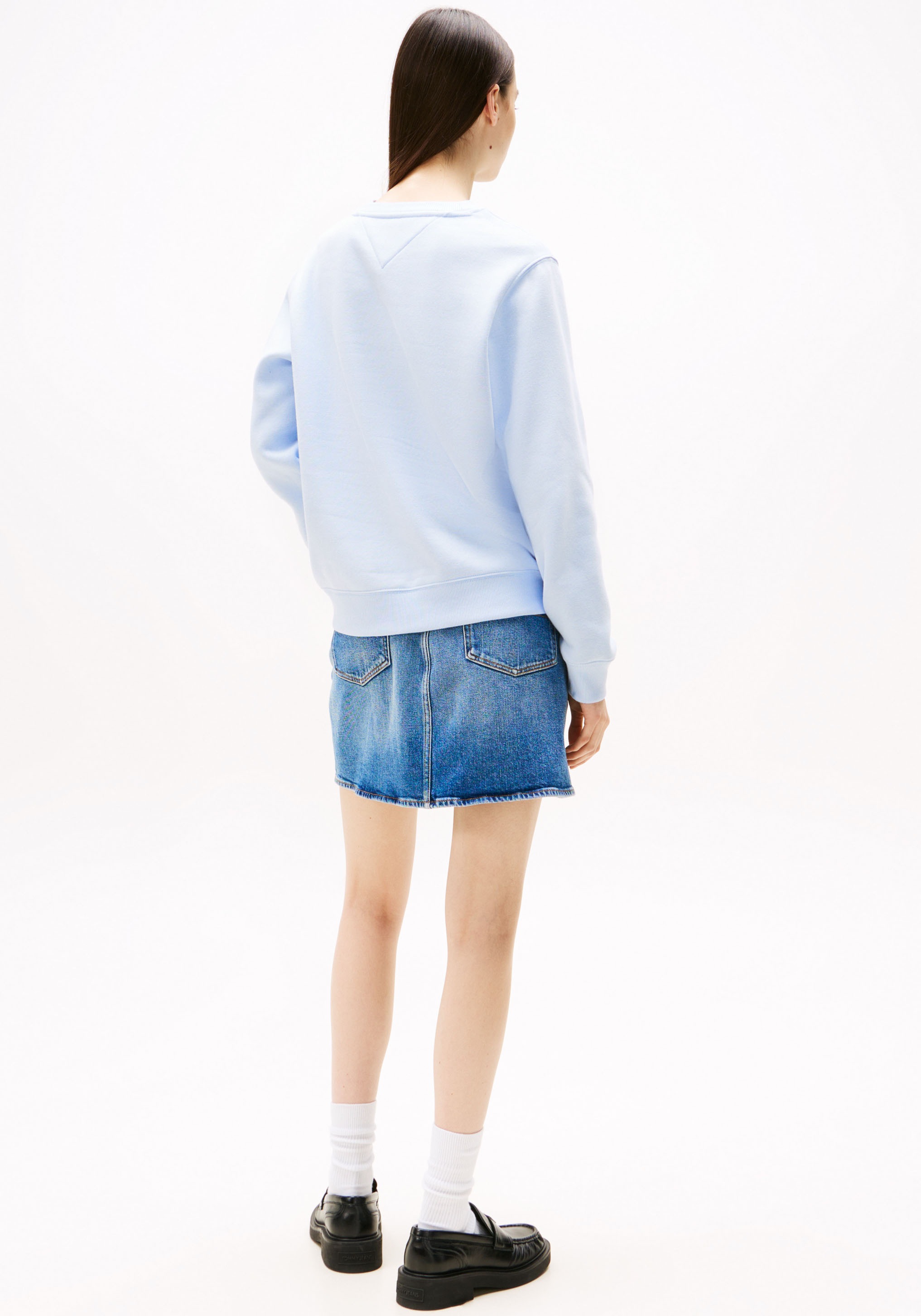 Tommy Jeans Sweatshirt »TJW REG S FLAG CREW«, mit Logostickerei
