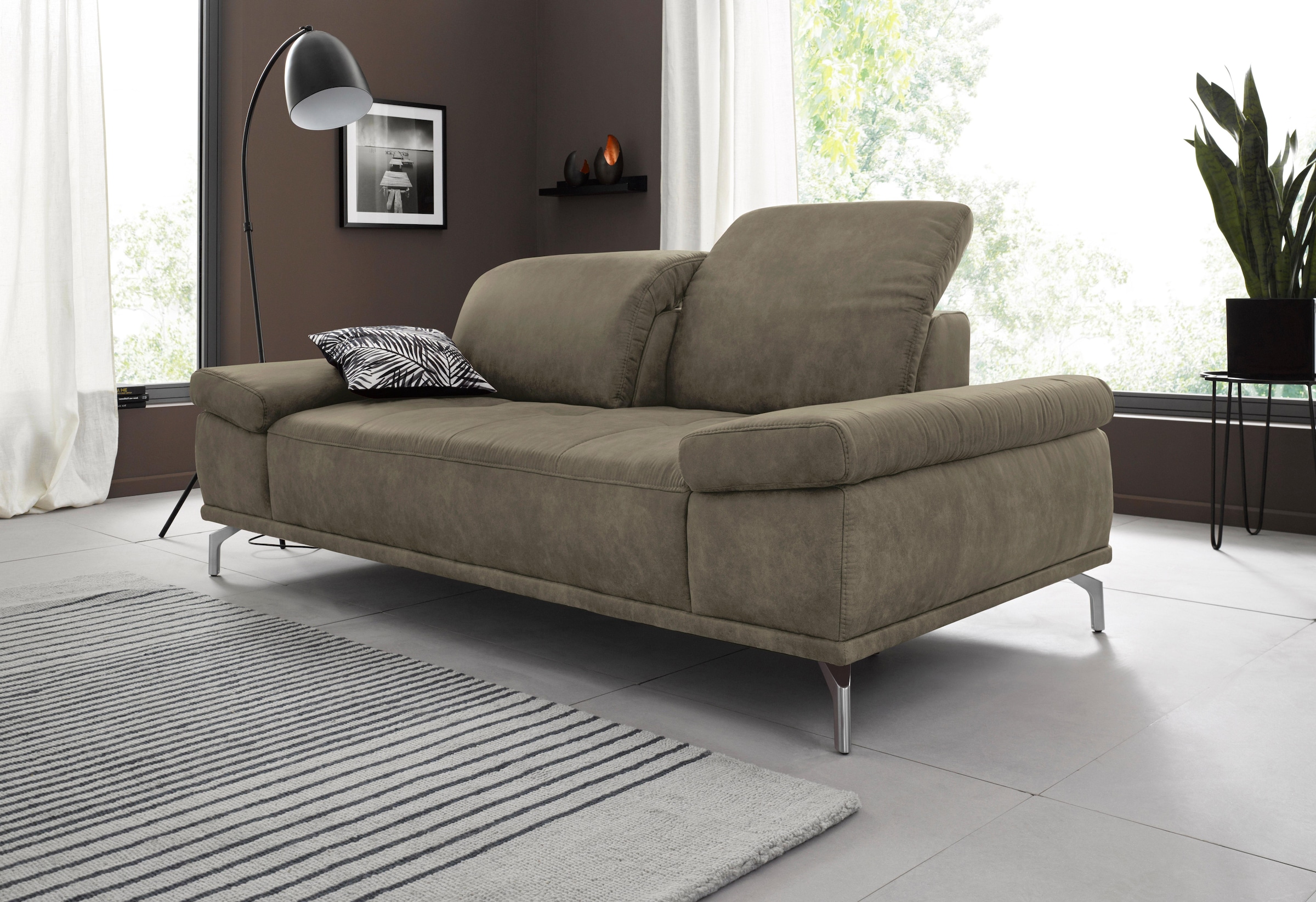 Home affaire 2-Sitzer "Caluna" mit Sitztiefen- und Kopfteilverstellung günstig online kaufen