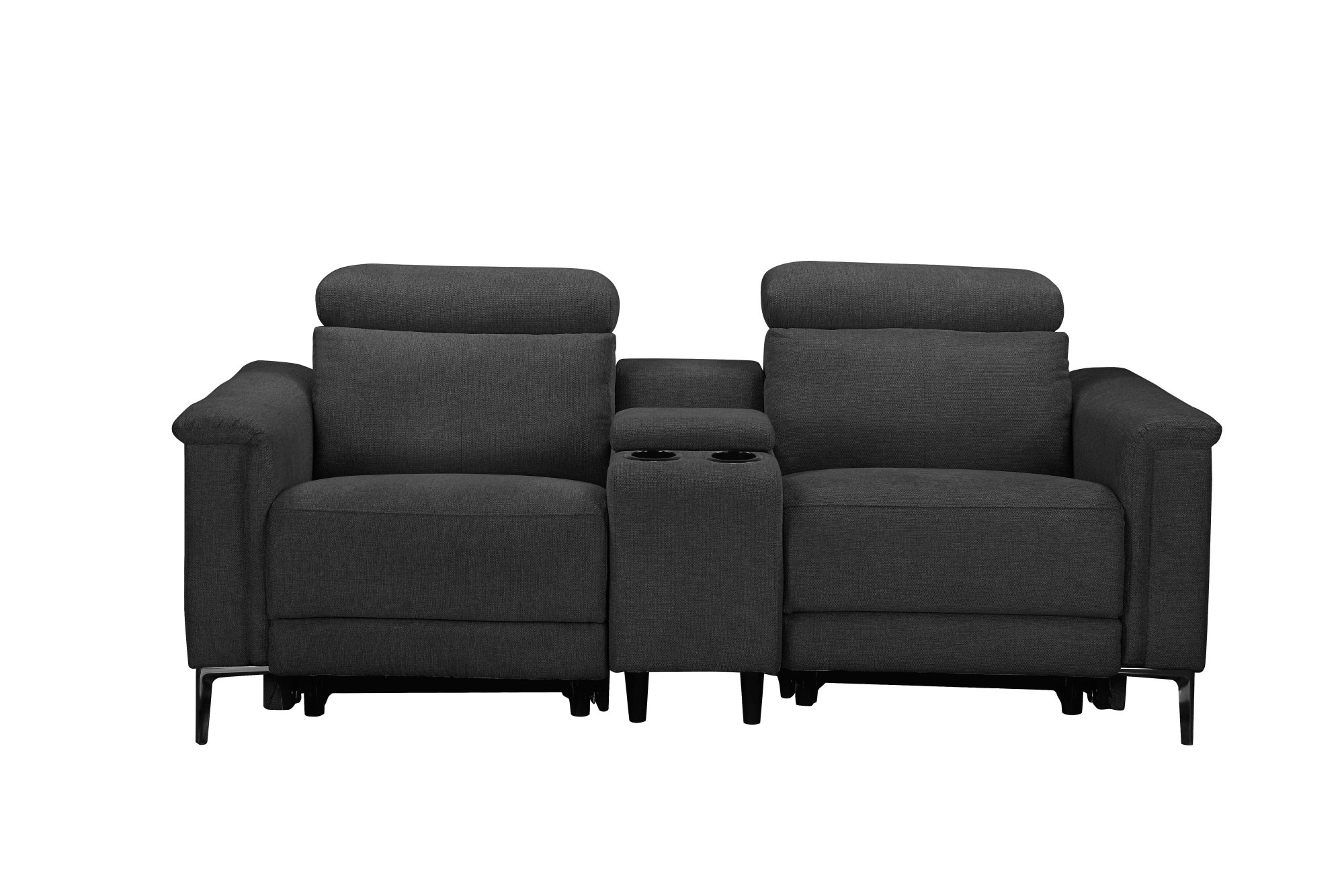 Places of Style 2-Sitzer »Lund, 2er-Kinosofa, TV-Sessel, Multimedia-Sofa, USB-A,«, m. elektrischer o. manueller Relaxfunktion, Getränkehalter u. Staufach