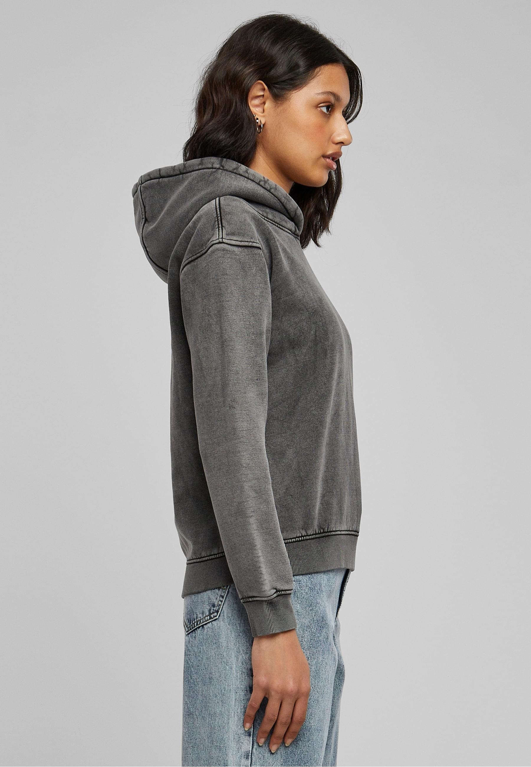 URBAN CLASSICS Kapuzenpullover »Urban Classics Damen Ladies Stone Washed Hoody«, (1 tlg.)