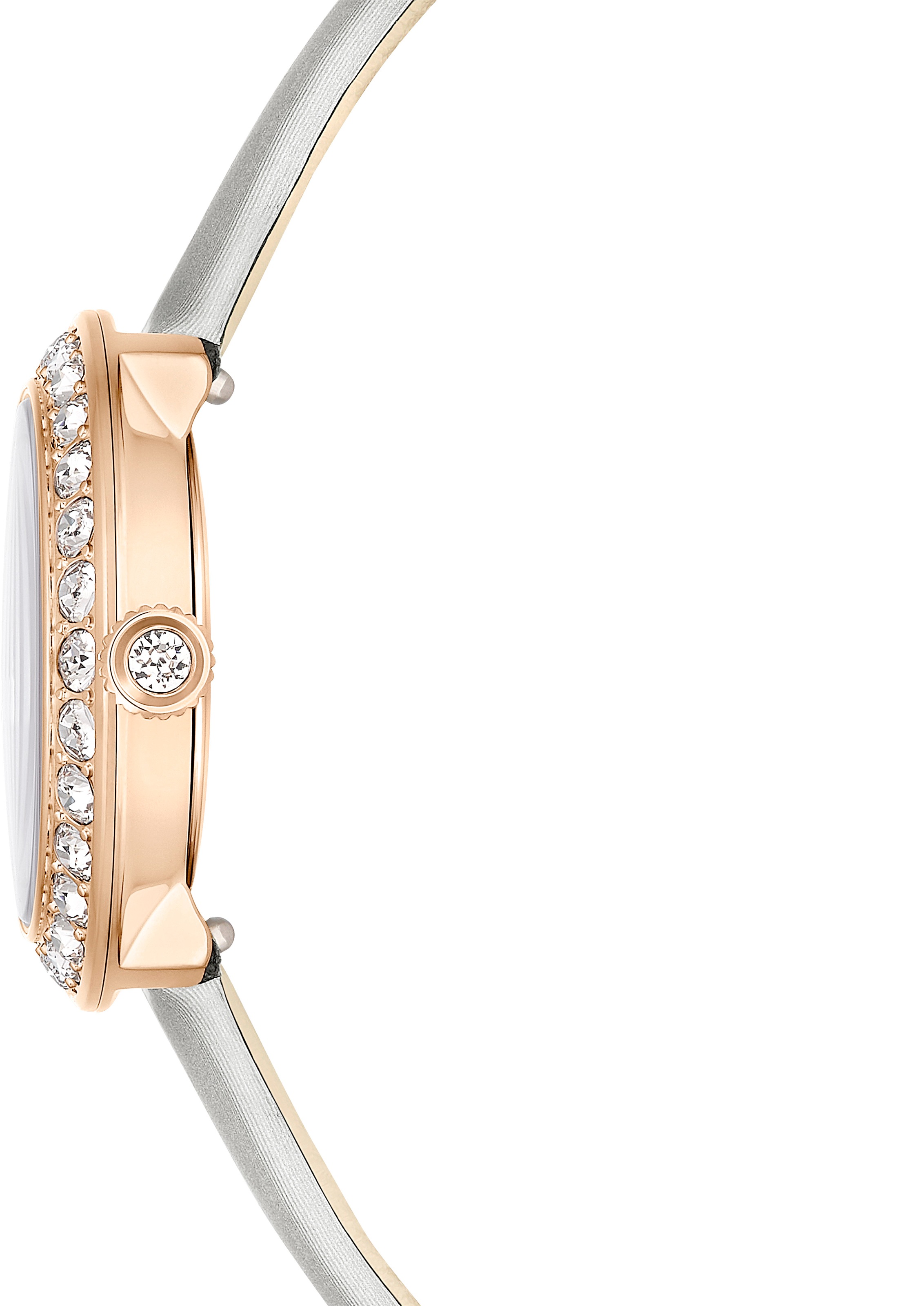 Swarovski Quarzuhr »MATRIX TENNIS«, Armbanduhr, Damenuhr, Swiss Made, Lederarmband, analog