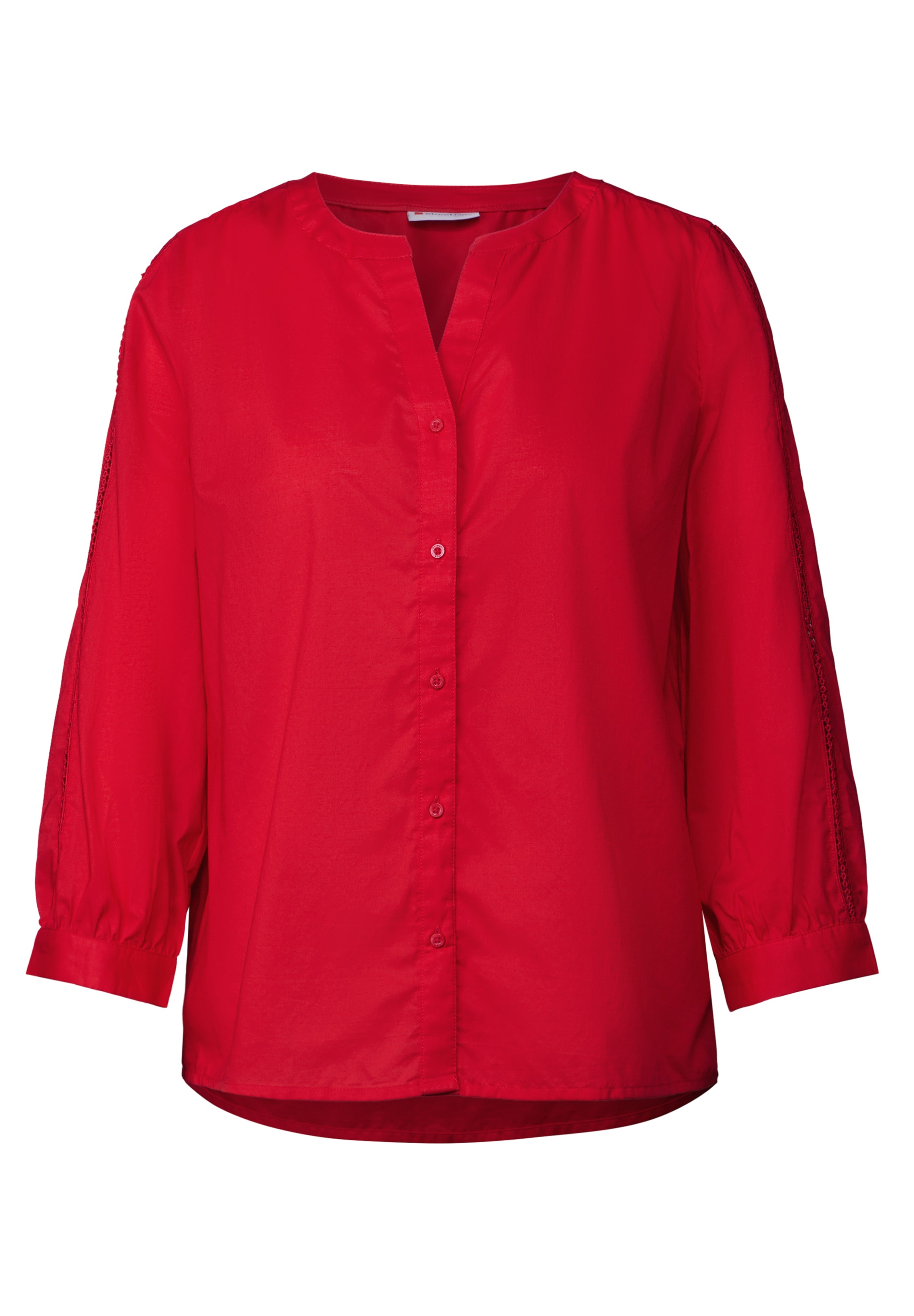 STREET ONE Klassische Bluse, aus reiner Baumwolle