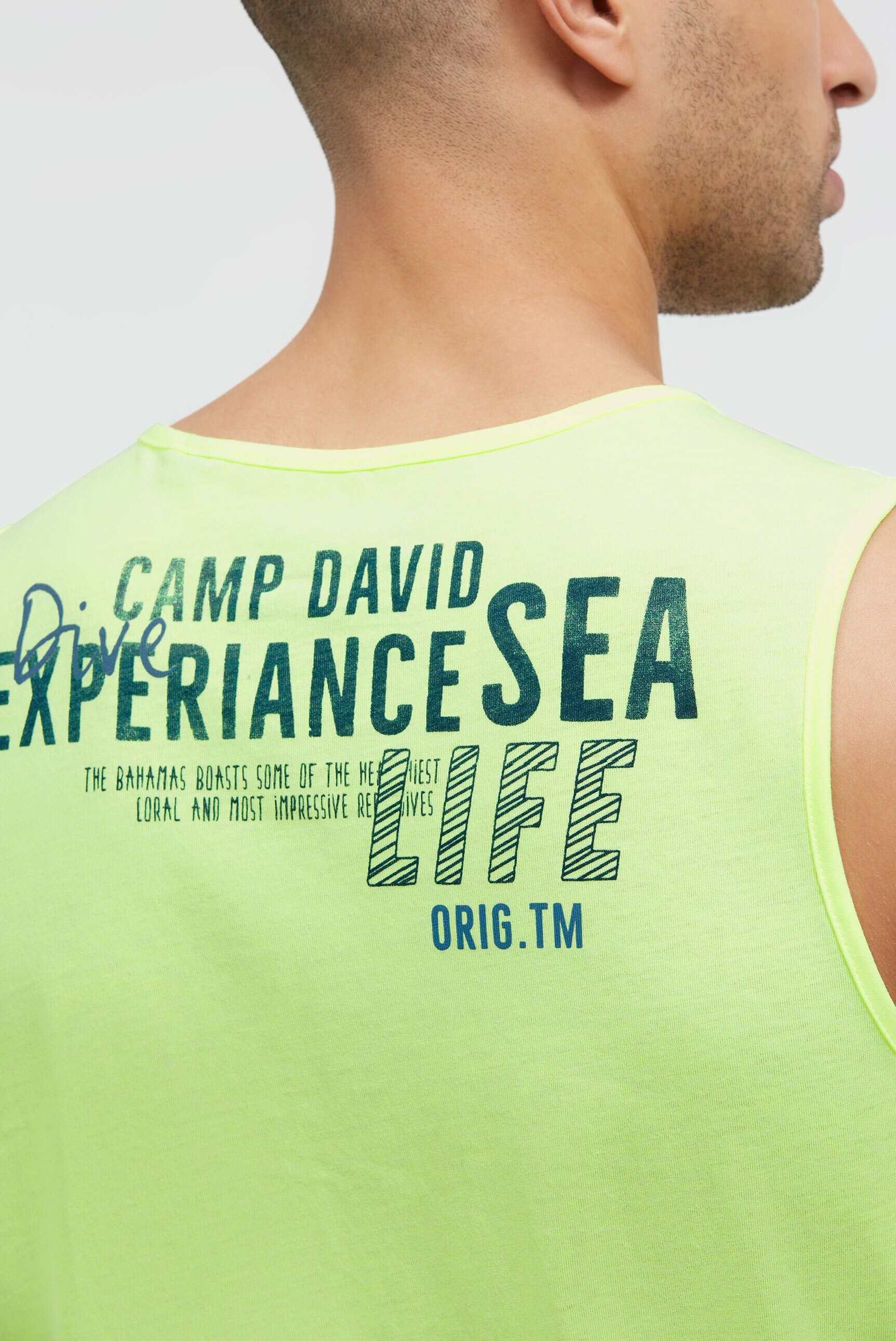 CAMP DAVID Tanktop mit Baumwolle