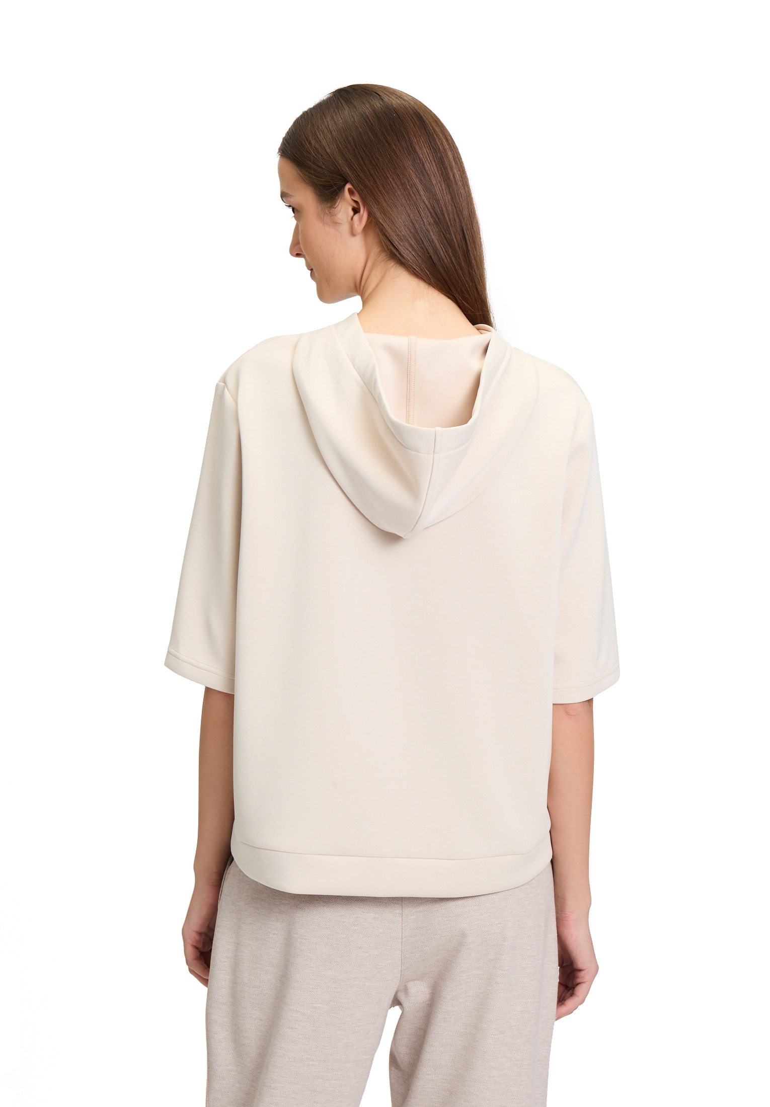 Betty&Co Kurzarmshirt »Betty & Co Sweatshirt mit Kapuze«, (1 tlg.)