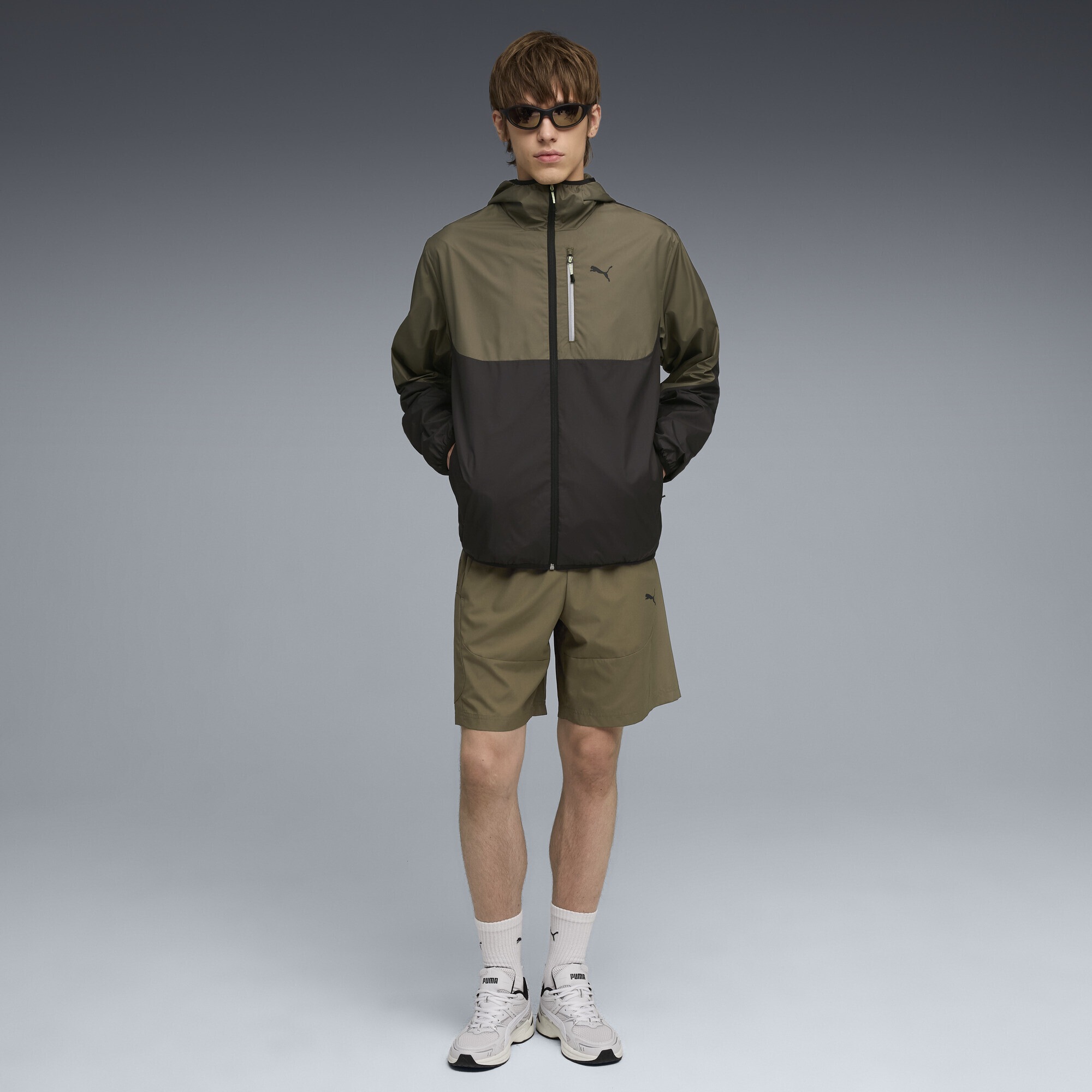 Windbreaker PUMA "PUMATECH Windjacke Herren", Herren, Gr. XXL, loden grün, Obermaterial: 100% Polyester; Futter: 100% Polyester; Ärmelfutter: 100% Polyester, Jacken Windbreaker 3