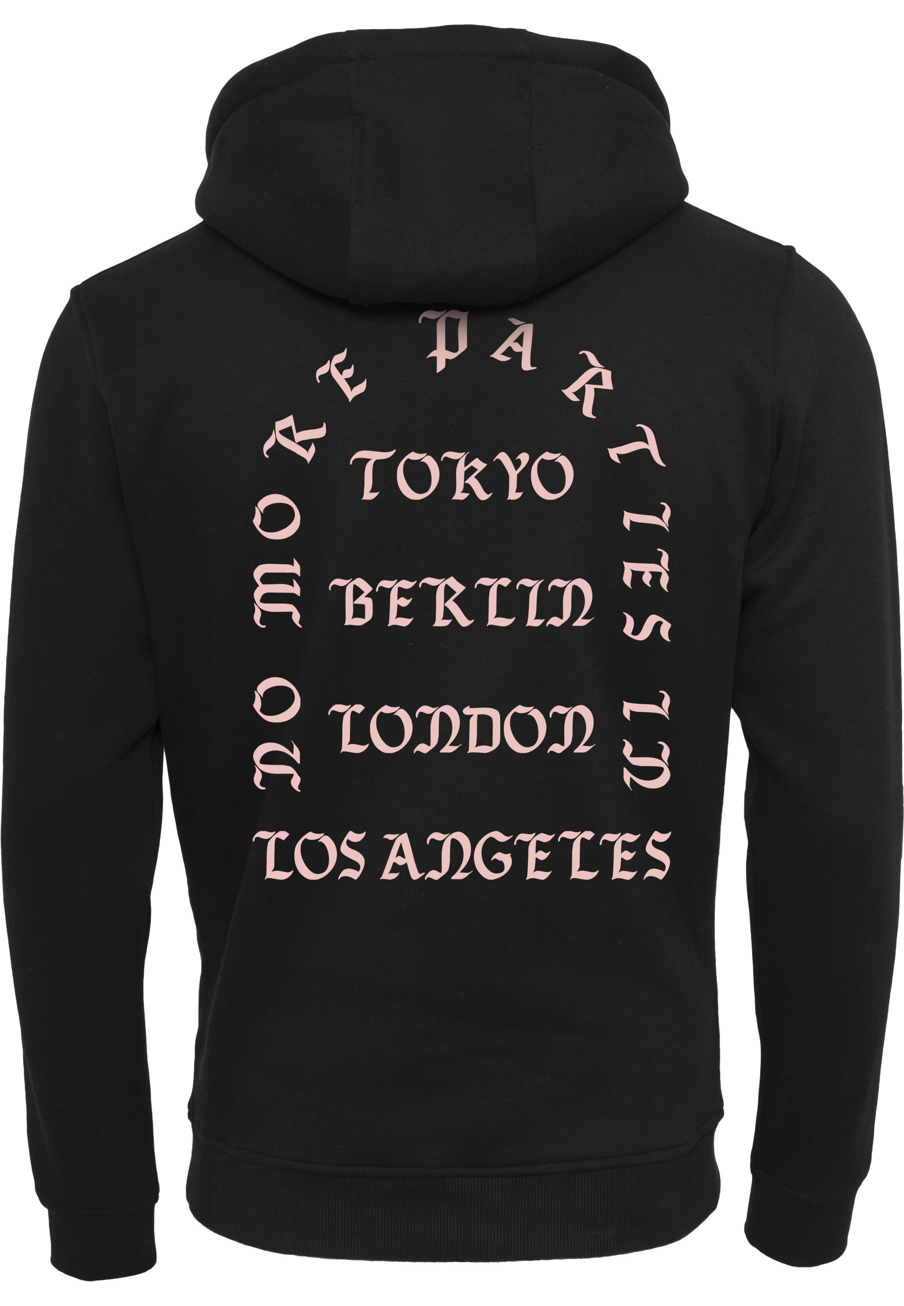 MisterTee Rundhalspullover "MisterTee Herren LA Hoody" 1 Stk. günstig online kaufen