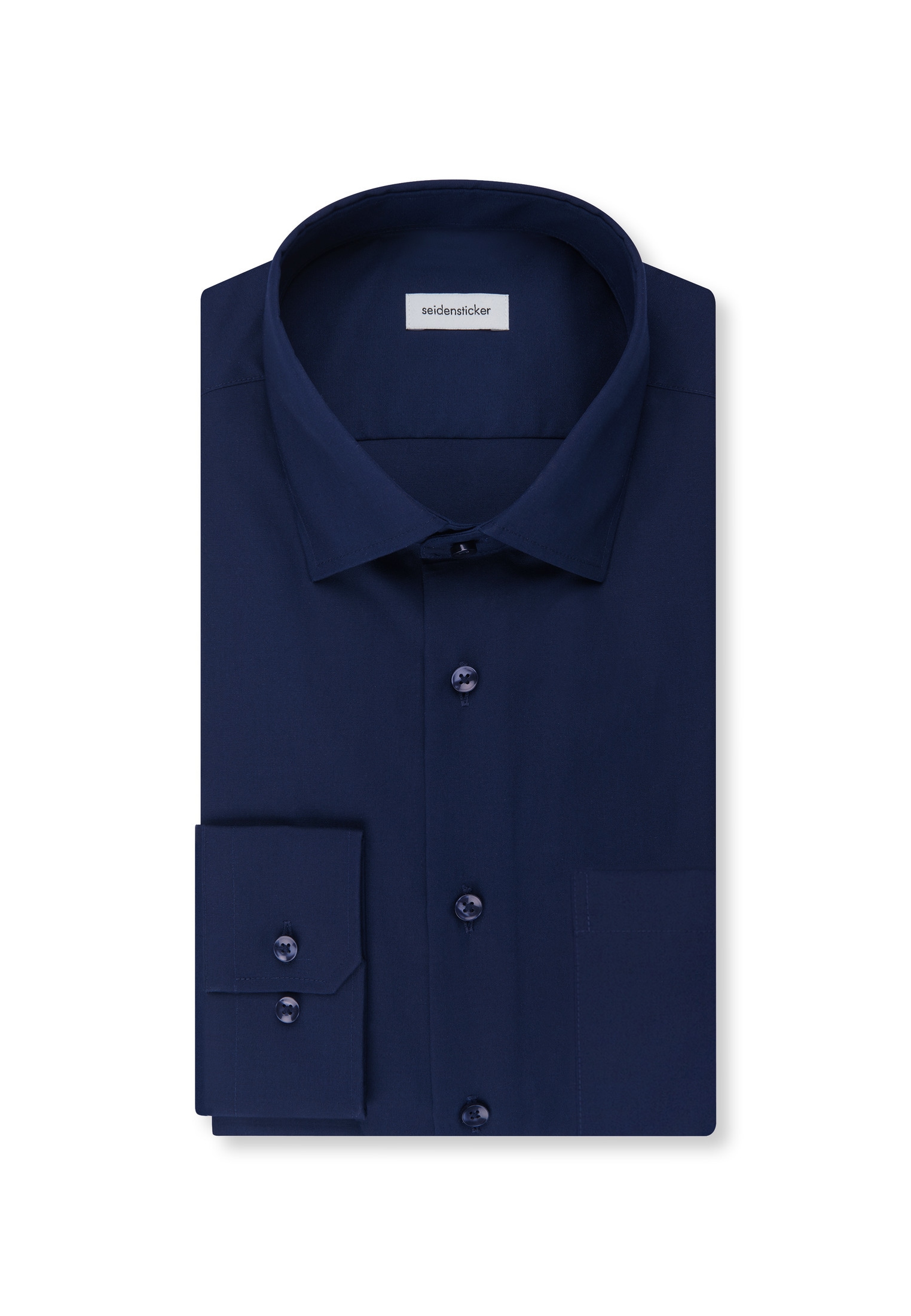 seidensticker Businesshemd »Schwarze Rose« Regular 1/1 Kentkragen Uni