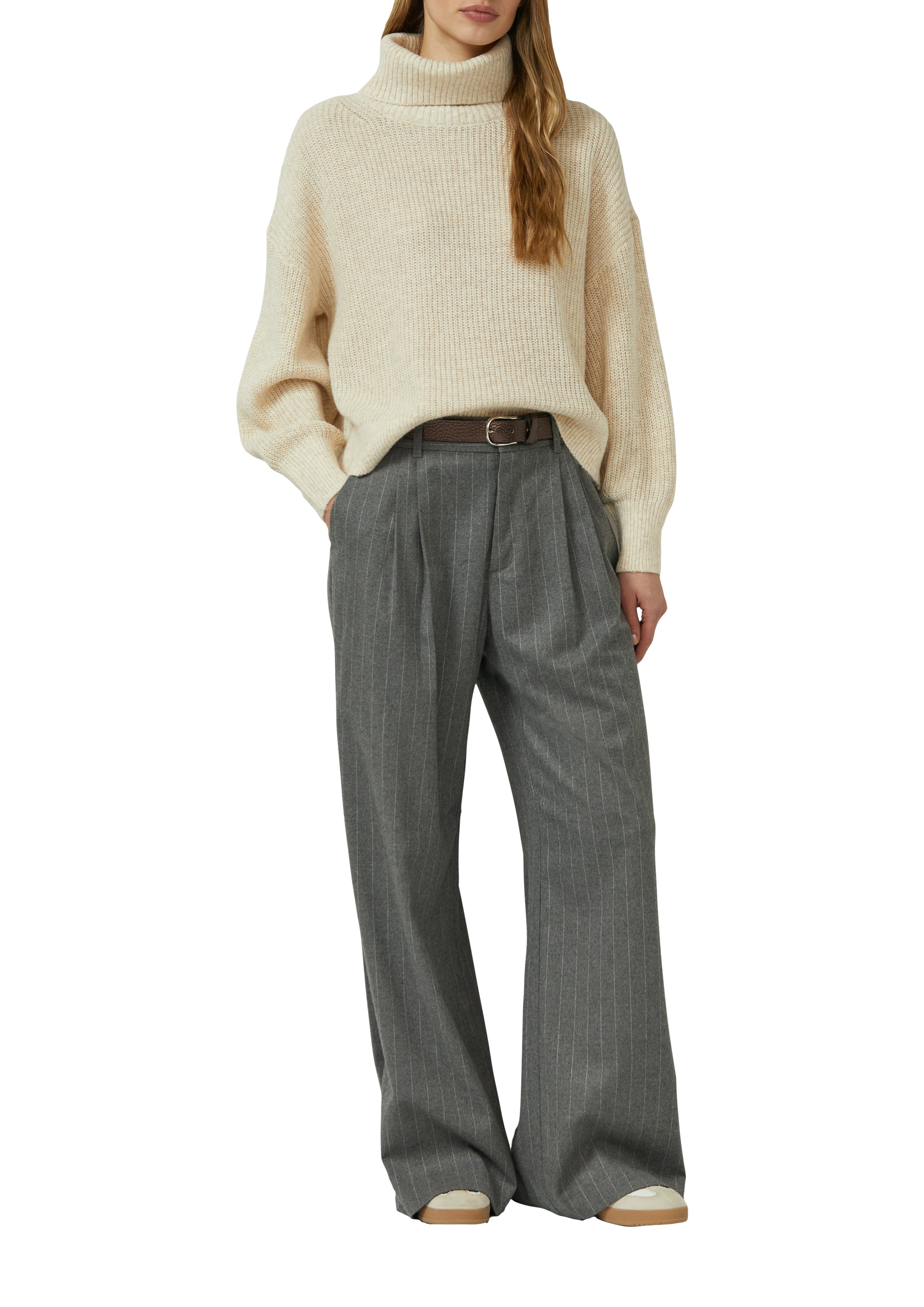 s.Oliver Strickpullover Oversize, mit weiten Ärmeln und Rollkragen günstig online kaufen