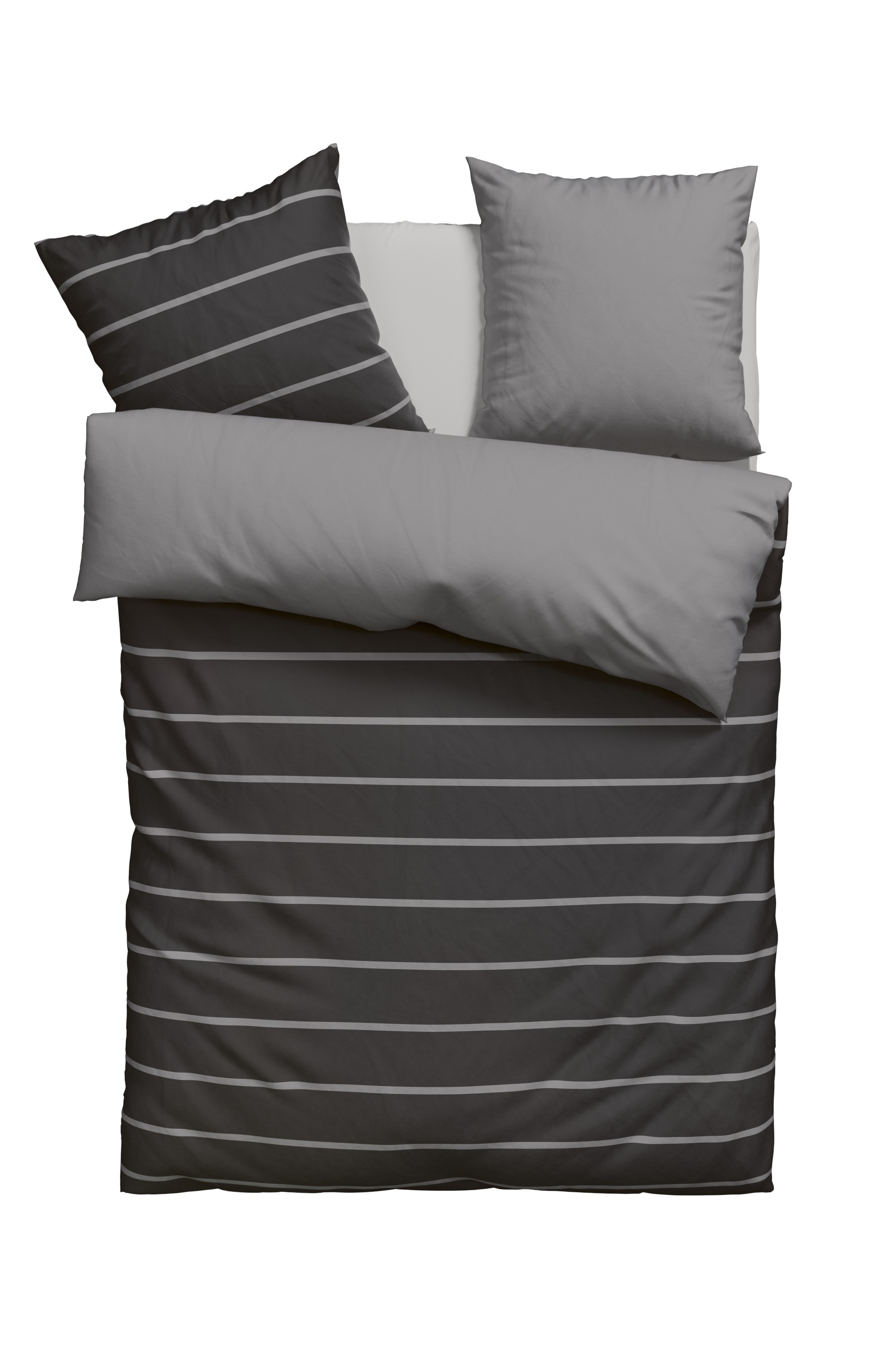 my home Bettwäsche "Katja" 2 tlg. Bettwäsche aus Baumwolle, Bettwäsche mit günstig online kaufen