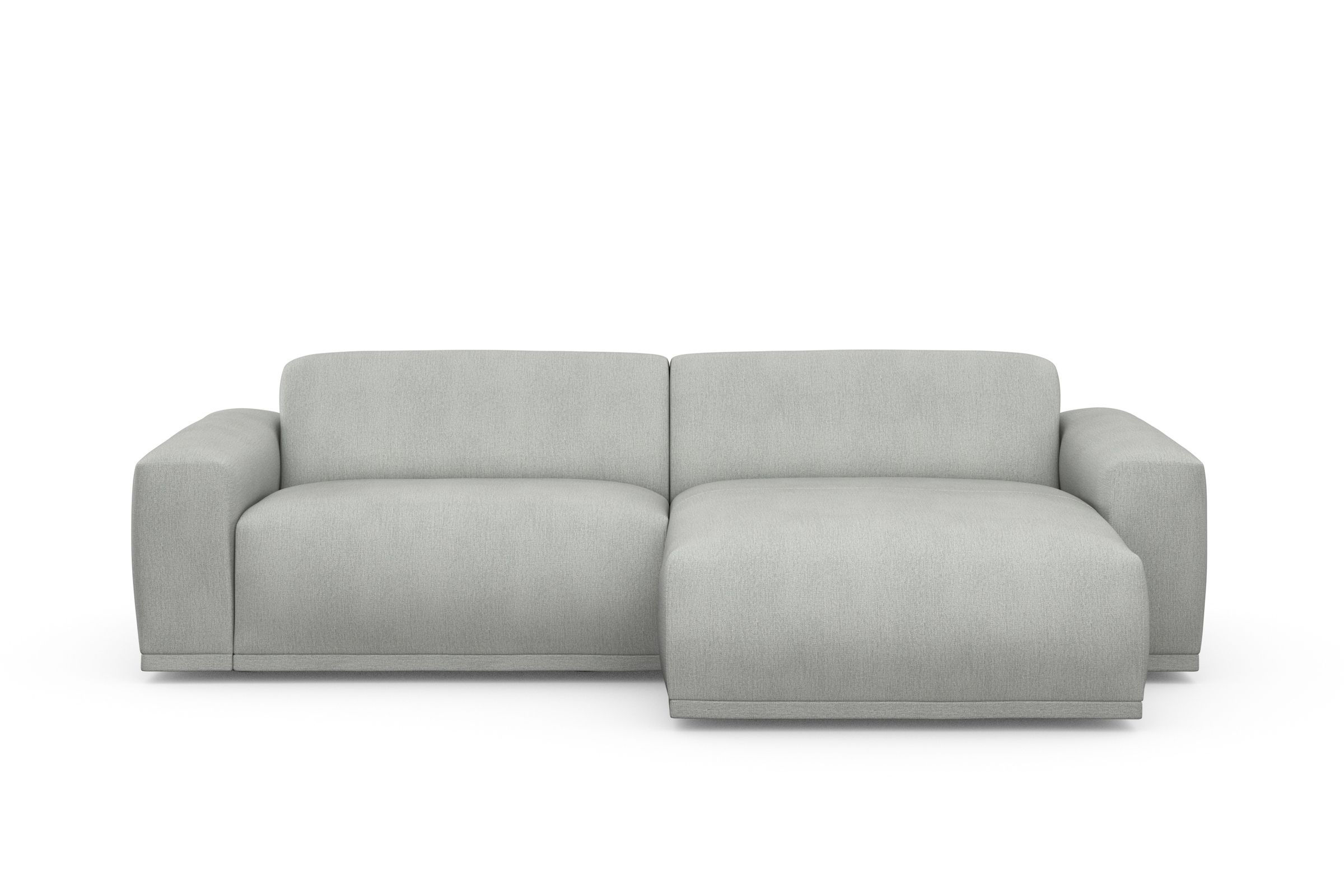 TRENDMANUFAKTUR Ecksofa »Braga, mit hochwertigem Kaltschaum, L-Form, in Cord erhältlich«, (2 St.), modernes Sofa, Couch mit hohem Sitzkomfort, 255/72/160 cm (B/H/T)