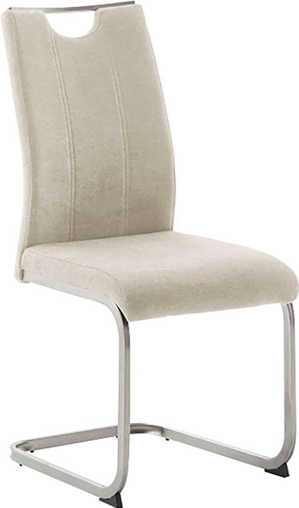MCA furniture Freischwinger "MCA TERESINA Schwingstuhl mit Griffloch", Fein günstig online kaufen