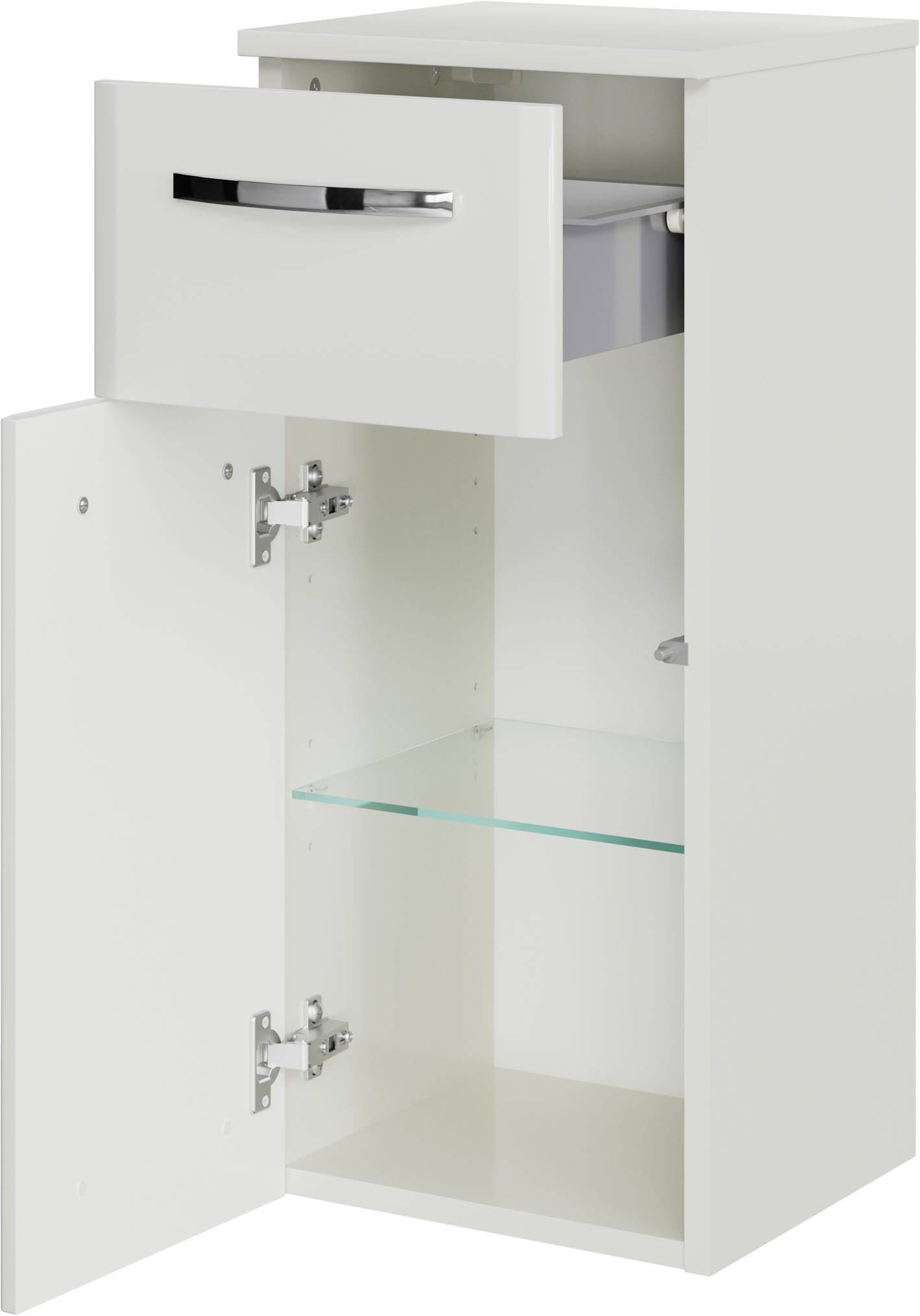 Saphir Badmöbel-Set »Quickset 326, 5-teilig, mit Mineralmarmorwaschtisch« 5 Stk. tlg.