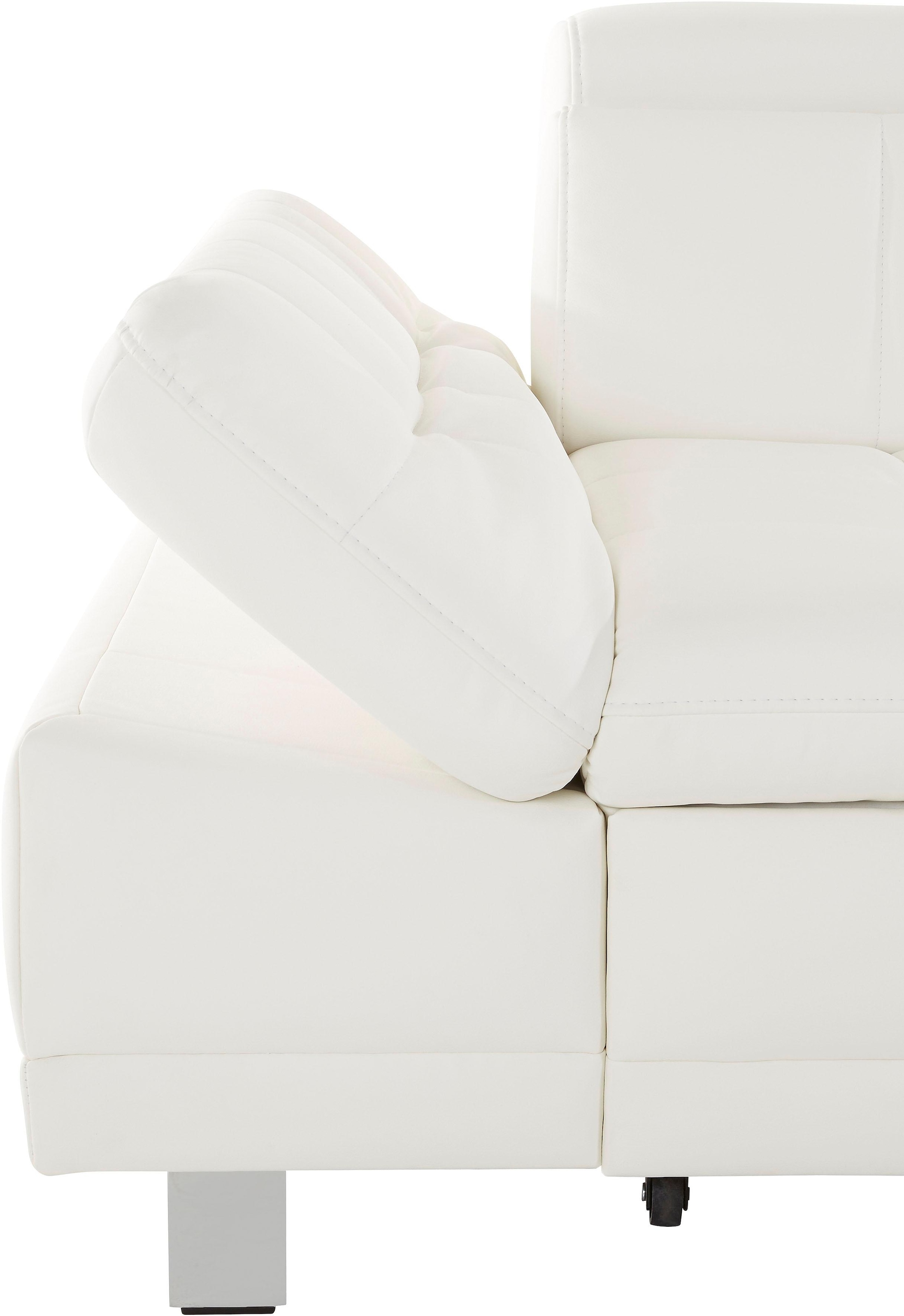 sit&more Ecksofa »Limit L-Form«, wahlweise mit Bettfunktion und Bettkasten