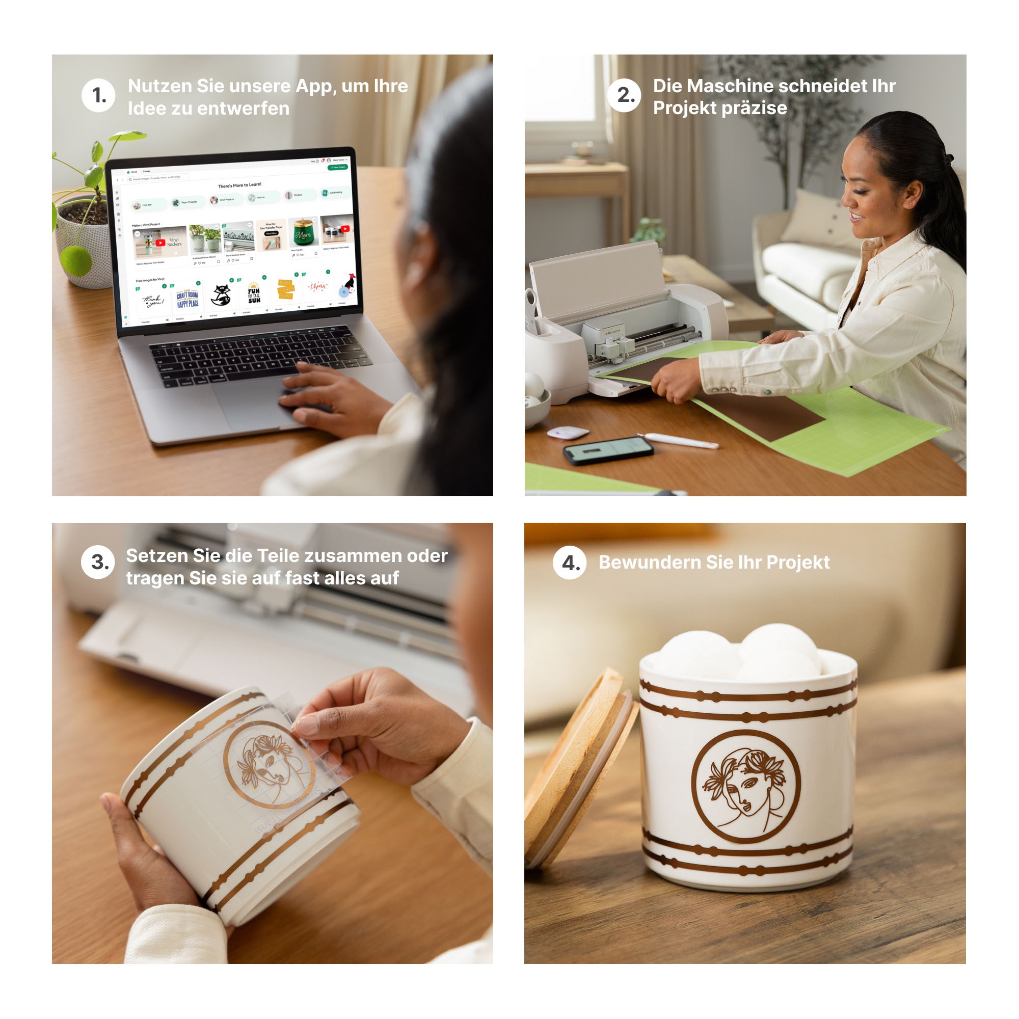 Cricut Schneideplotter »Maker™ 4 + Essentials-Bundle«