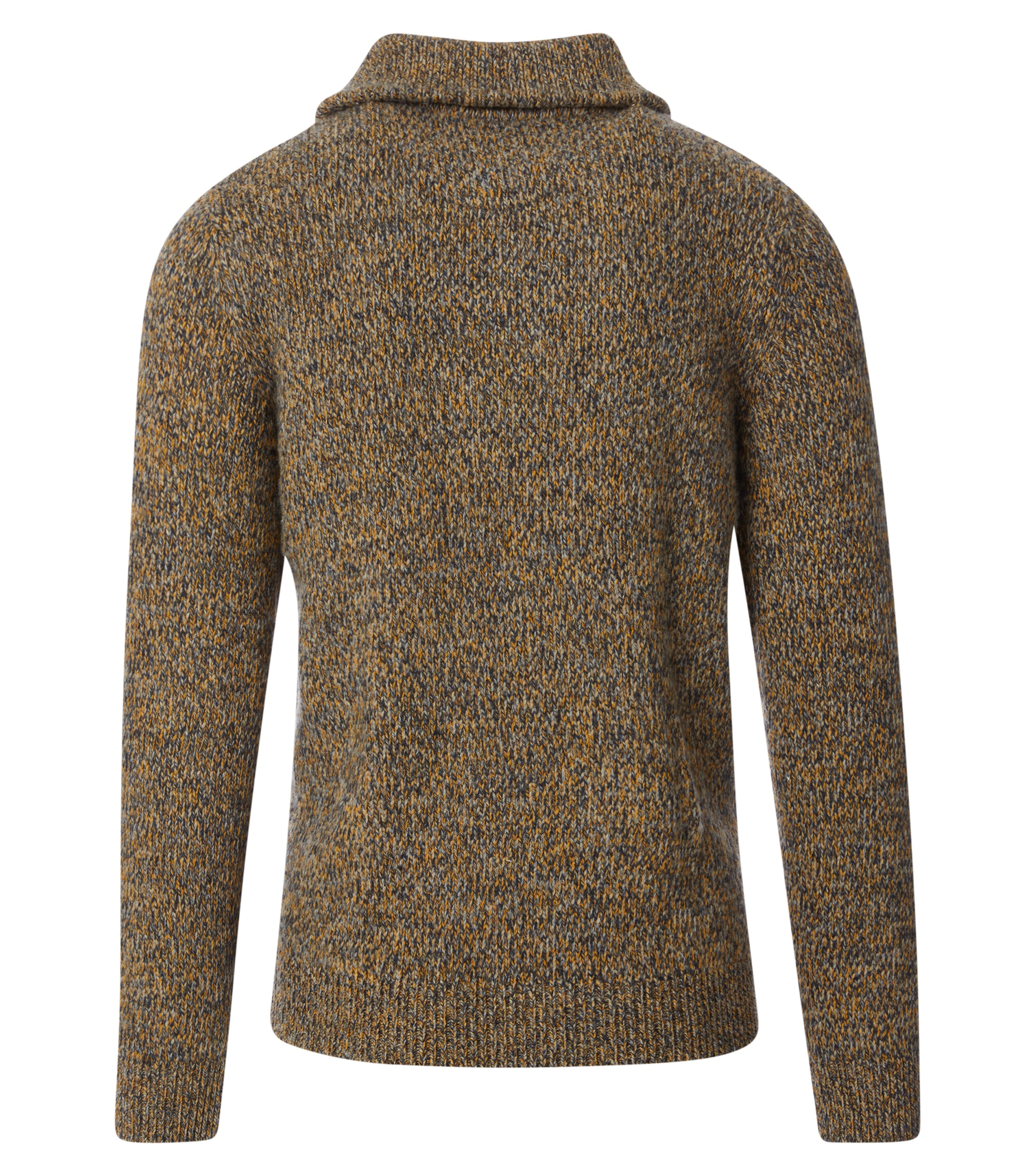 Troyer CASAMODA "CASAMODA Stricktroyer uni", Herren, Gr. XXL, gelb, 80% Wolle, 20% Polyamid, Pullover Troyer 3