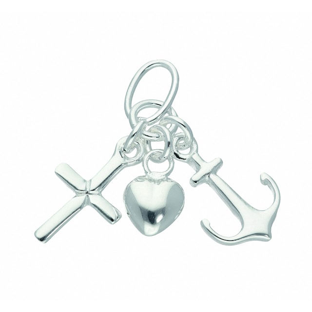 Adelia´s Kette mit Anhänger »925 Silber Anhänger Glaube-Liebe-Hoffnung«,  Schmuckset - Set mit Halskette bestellen | BAUR