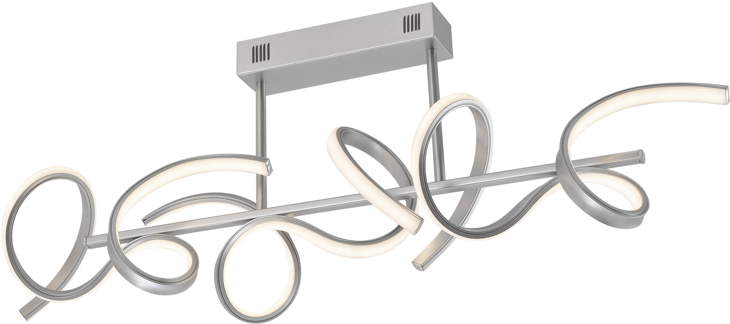 JUST LIGHT LED Deckenleuchte »CURLS«, 3 flammig, Leuchtmittel LED-Board | LED wechselbar, LED Deckenlampe