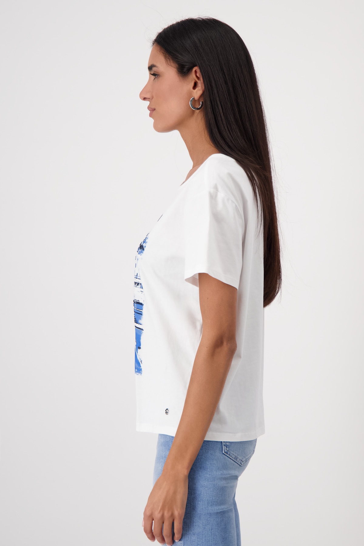 Monari T-Shirt »Shirt French Riviera«, Mit Rundhalsausschnitt