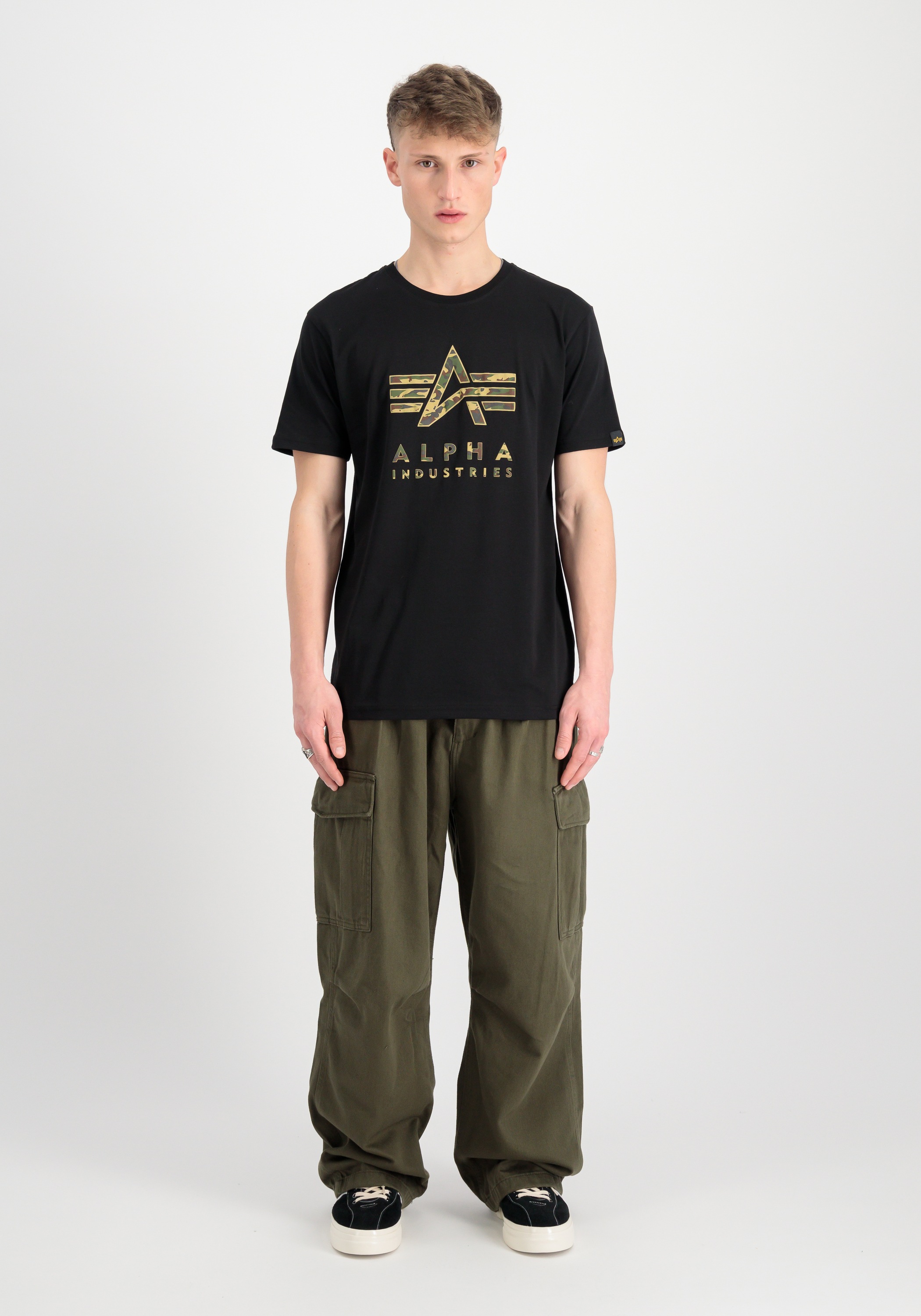 Alpha Industries T-Shirt »Alpha Industries Men - T-Shirts Camo Puff Print T-Shirt«