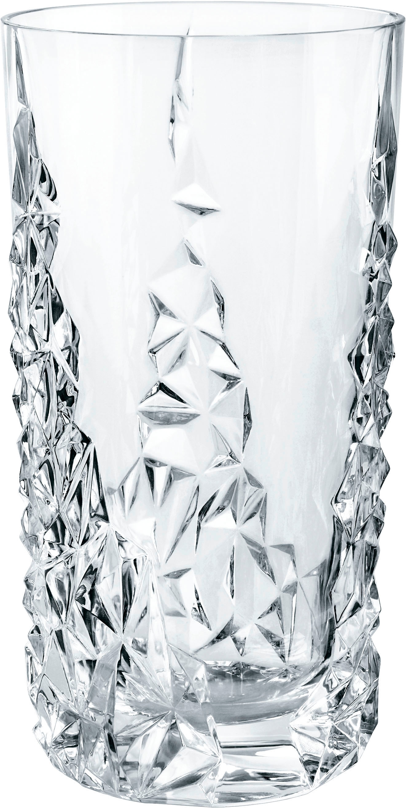 Nachtmann Longdrinkglas "Sculpture", (Set, 4 tlg.), Made in Germany, 420 ml, 4-teilig