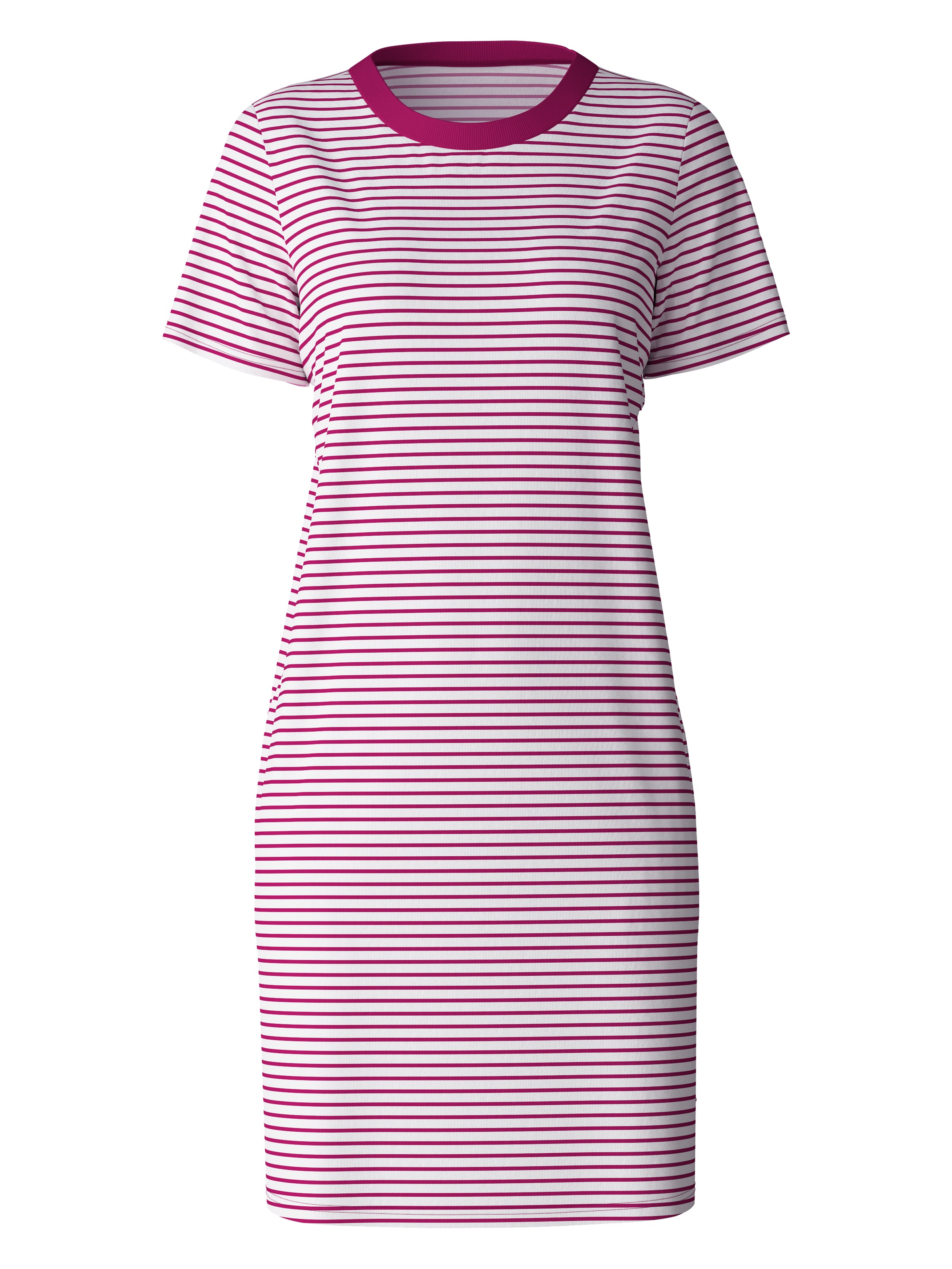 CALIDA Nachthemd, Streifen, Pure Cotton, Kurzarm, bequem, Single Jersey Qua günstig online kaufen