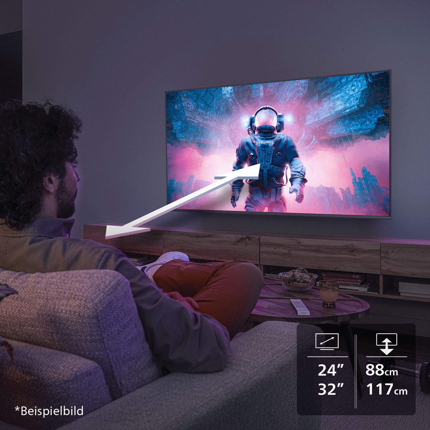 Philips LED-Fernseher »24PHS6050/12« 60 cm/24 ″ HD ready Smart-TV