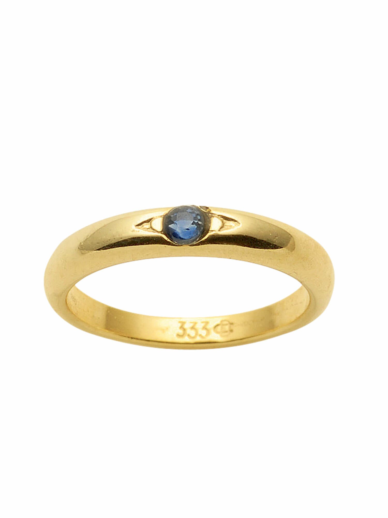 Kettenanhänger »333 Gold Anhänger Taufring mit Safir Ø 10,1 mm«, mit Safir Goldschmuck...