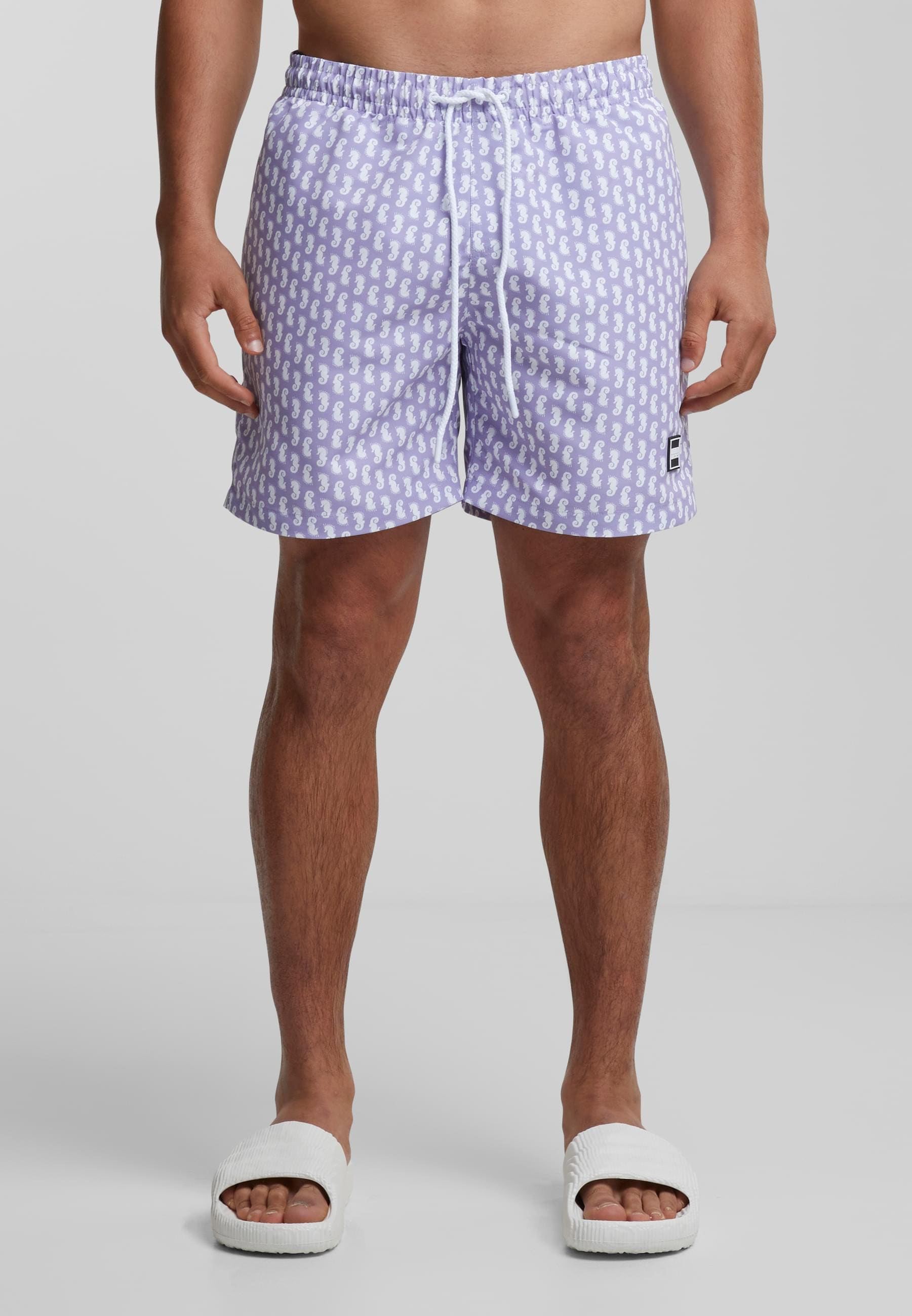 URBAN CLASSICS Badeshorts »Urban Classics Herren Pattern Swim Shorts«