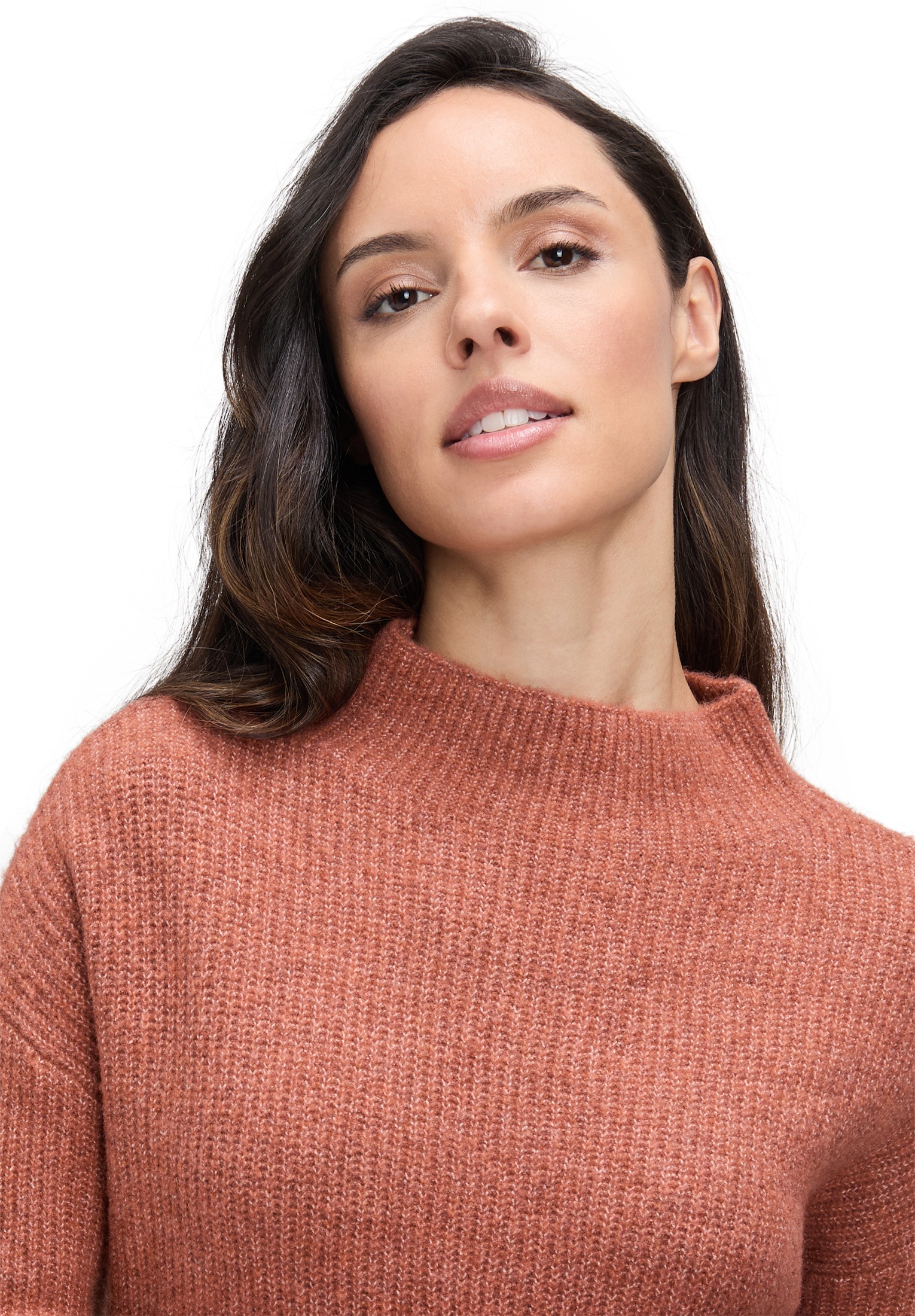 Cartoon Strickkleid »Damen Strickkleid mit Stehkragen« Ohne Tasche