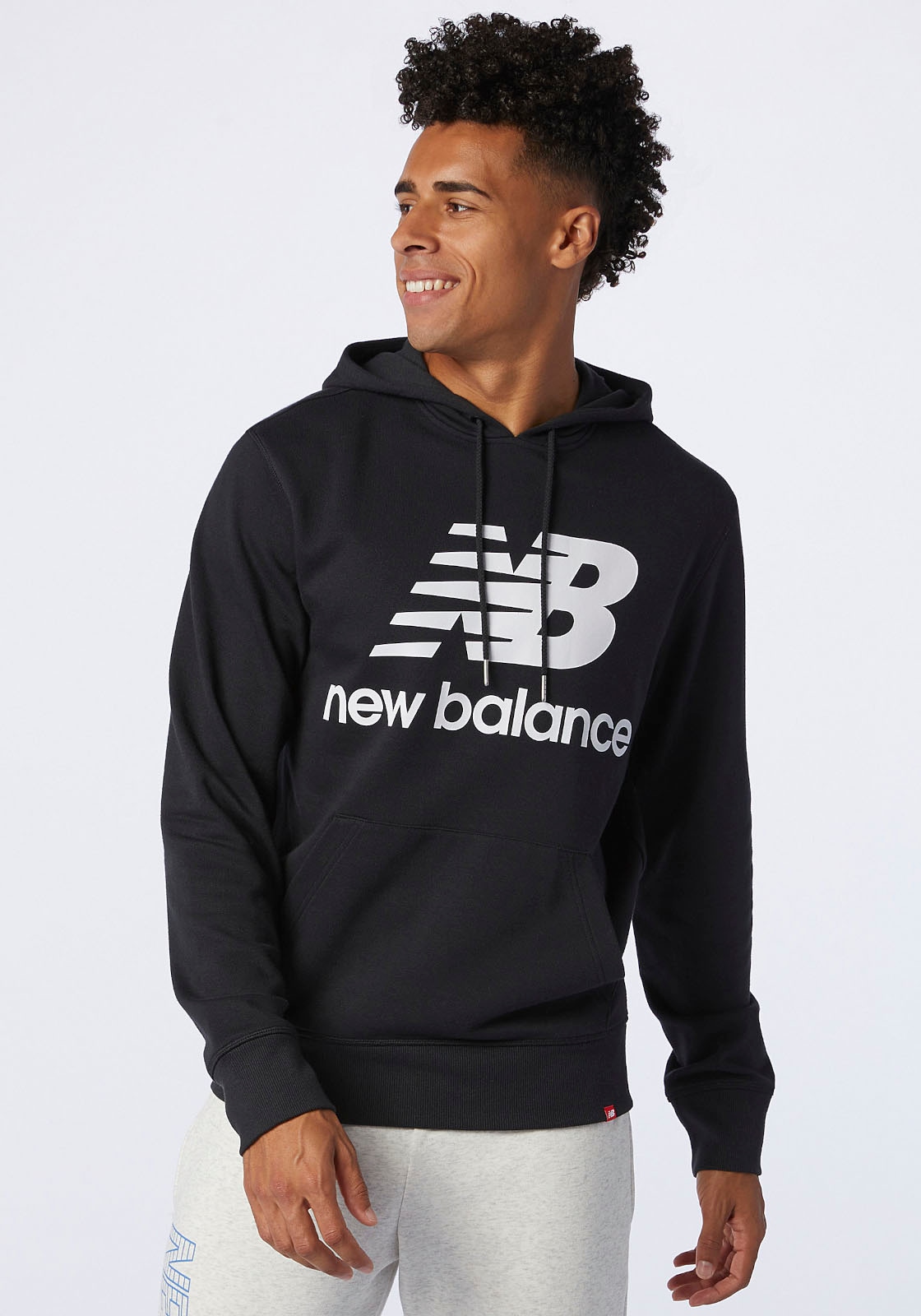 LOGO New HOODIE« »NB Balance ESSENTIALS kaufen STACKED | BAUR ▷ FLEECE Kapuzensweatshirt