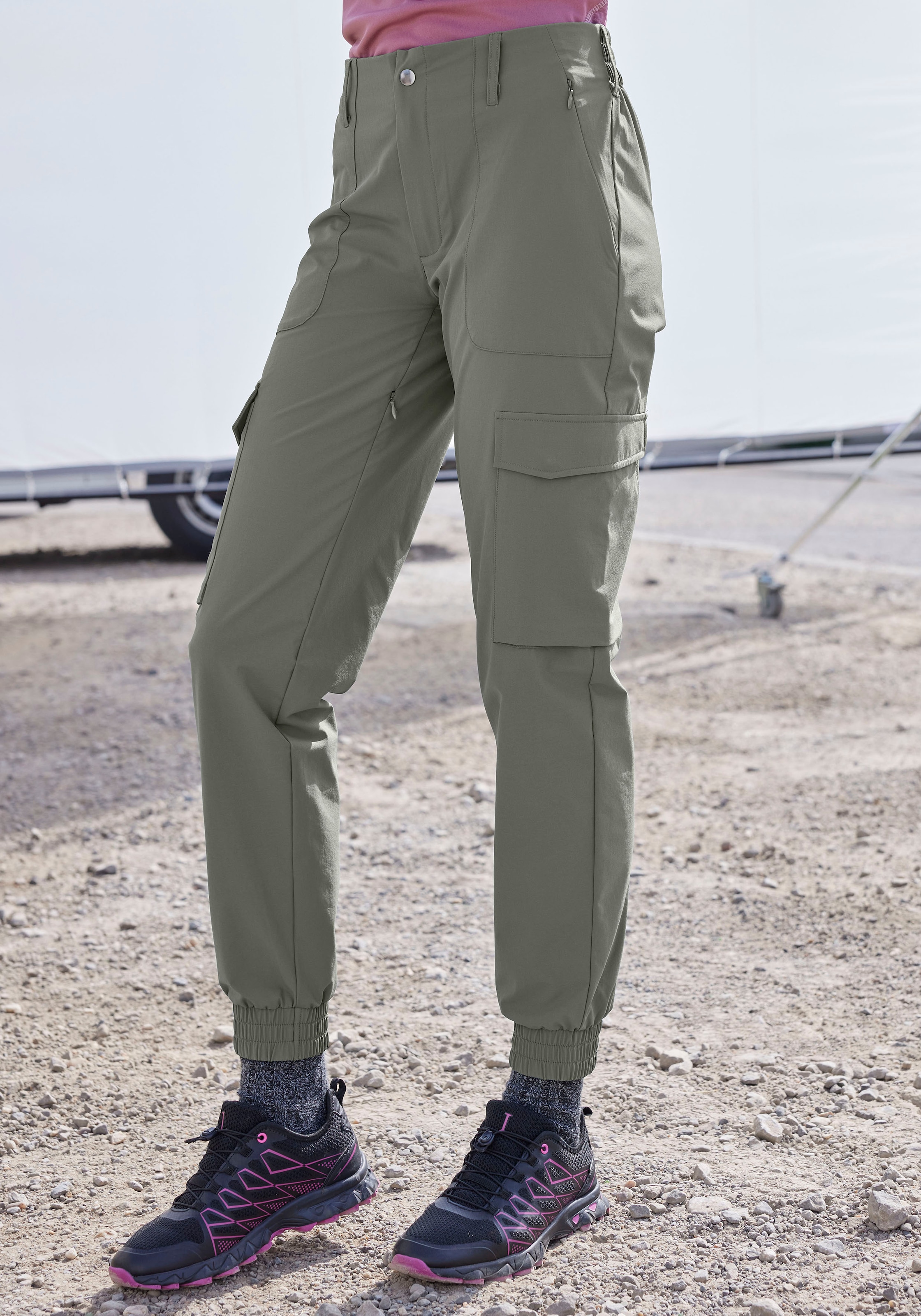 Vivance active Trekkinghose, sportlicher Cargo Jogger mit praktischen Taschen