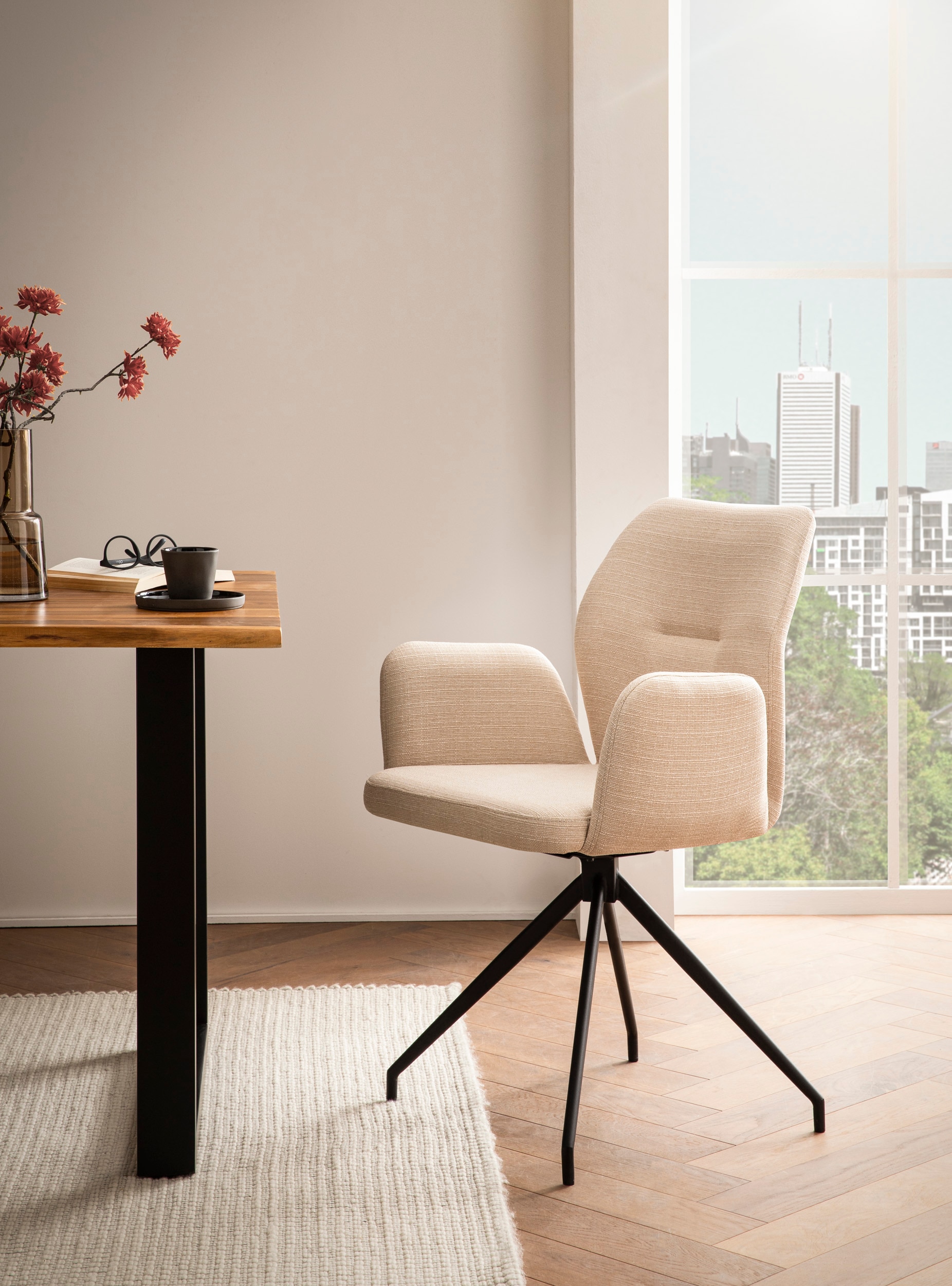 SalesFever Esszimmerstuhl "Taormina Armlehnstuhl" () 1 Stk.Esszimmersessel günstig online kaufen