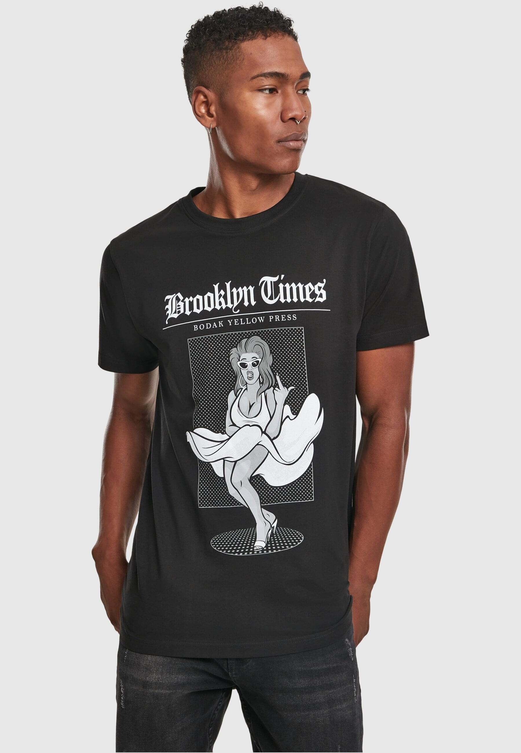 MisterTee T-Shirt »MisterTee Herren Brooklyn Times Tee«, (1 tlg.)