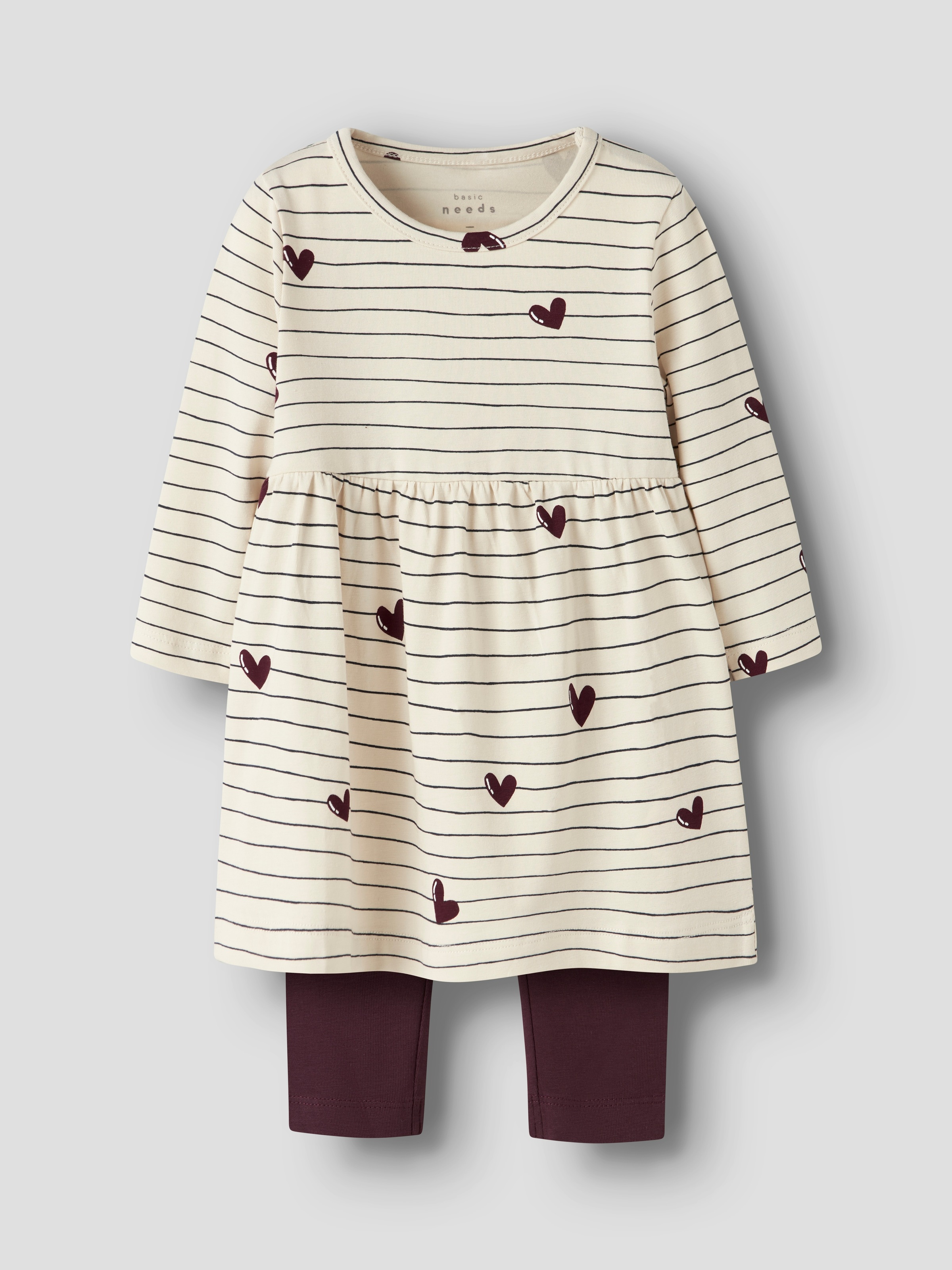 Name It Midikleid »NBFVANDORA LS DRESS SET W LEGGING«, (Set, 2 tlg.)