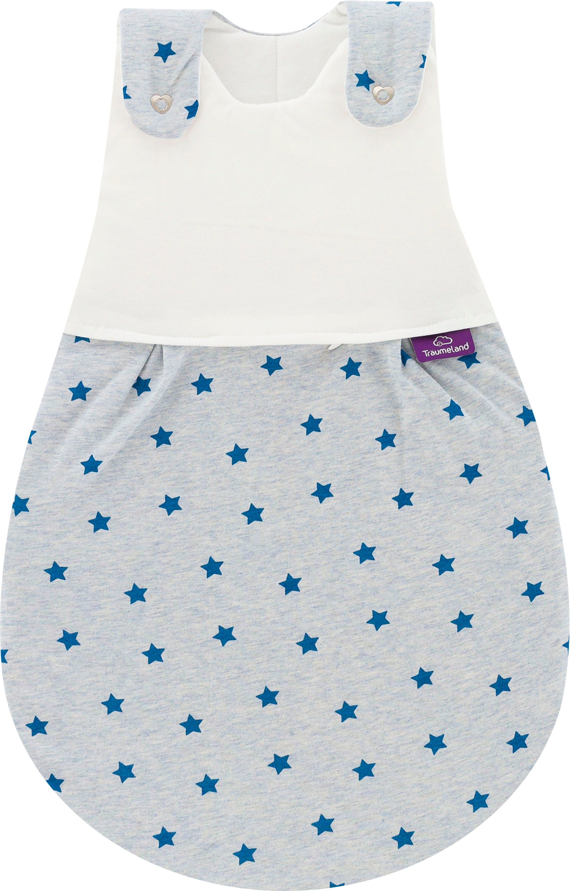 Träumeland Babyschlafsack »3tlg. Set LIEBMICH, Design Sternentraum blau«