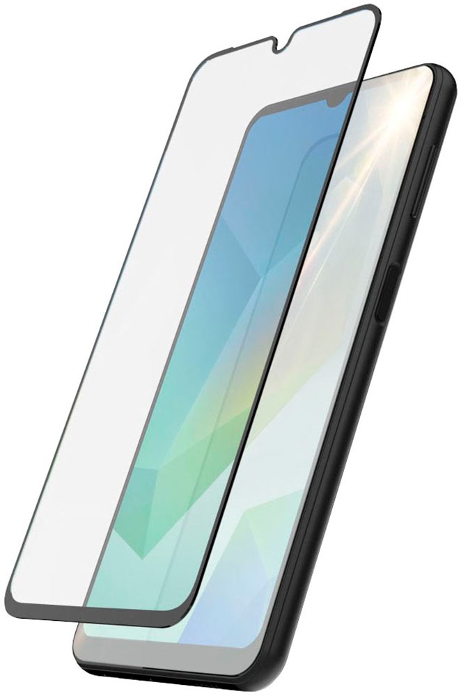 Hama Displayschutzglas »Handy-Schutzglas Antireflex 10H für Samsung Galaxy A17 A17 5G A18« D3O-Technologie, Antireflexion, 10H-Härte, Fullscreen