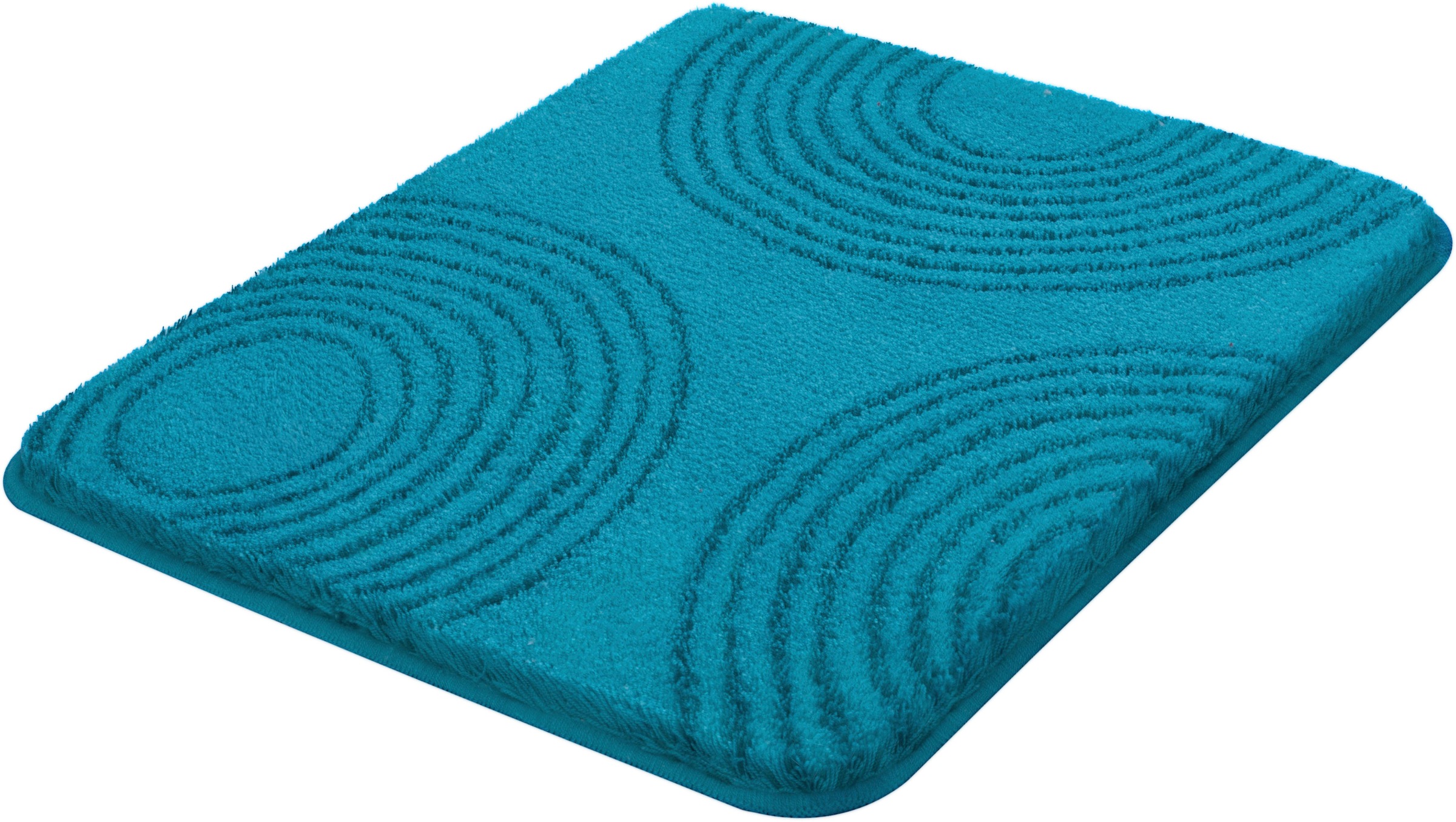 Kleine Wolke Badematte »Cosima«, rutschhemmend beschichtet, fußbodenheizungsgeeignet, Badteppich, modernes Kreis Design, waschbar
