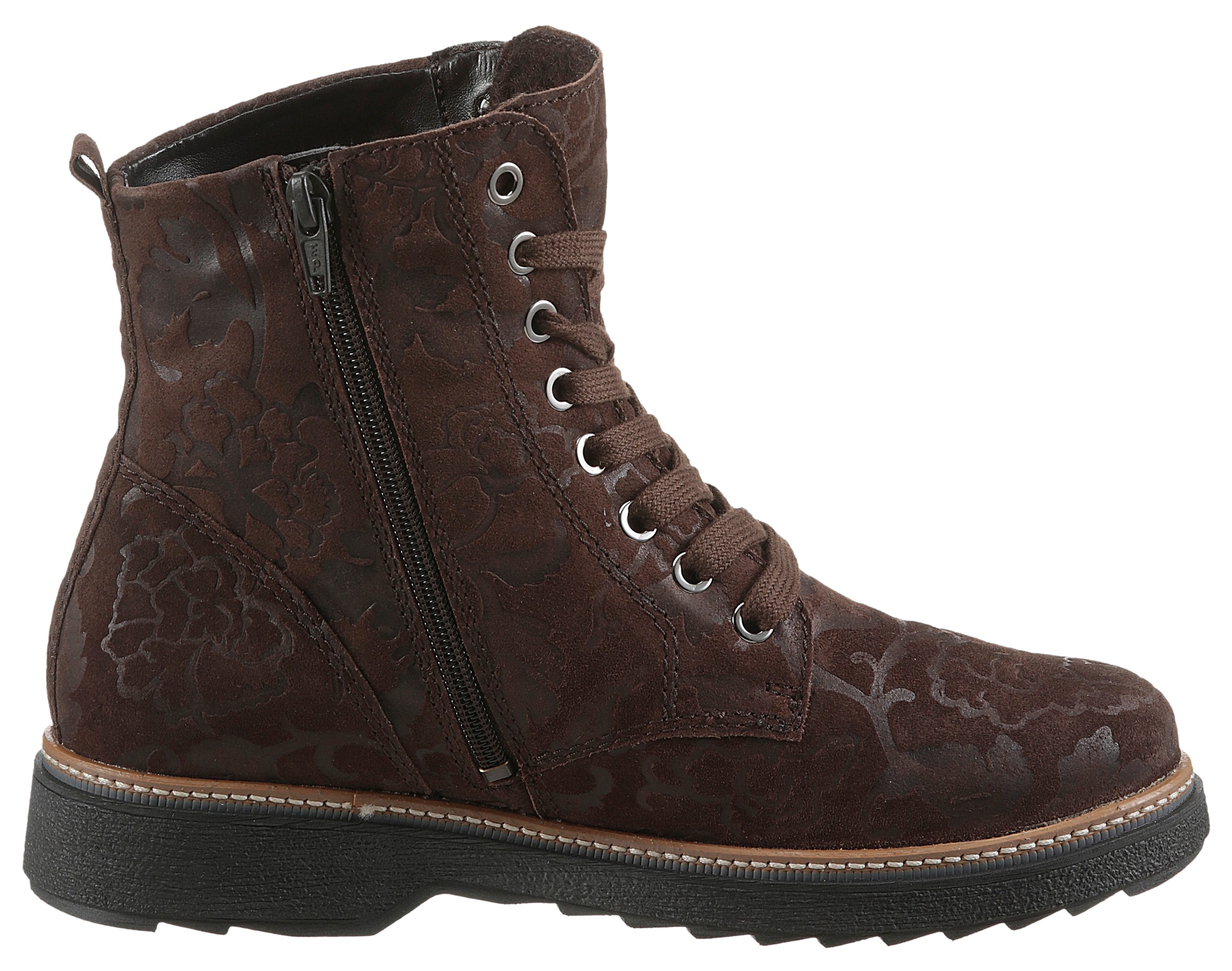 Waldläufer Schnürstiefelette »KITOMI«, Schnürboots, Winterboots, Komfortschuh in extrabreiter Schuhweite K
