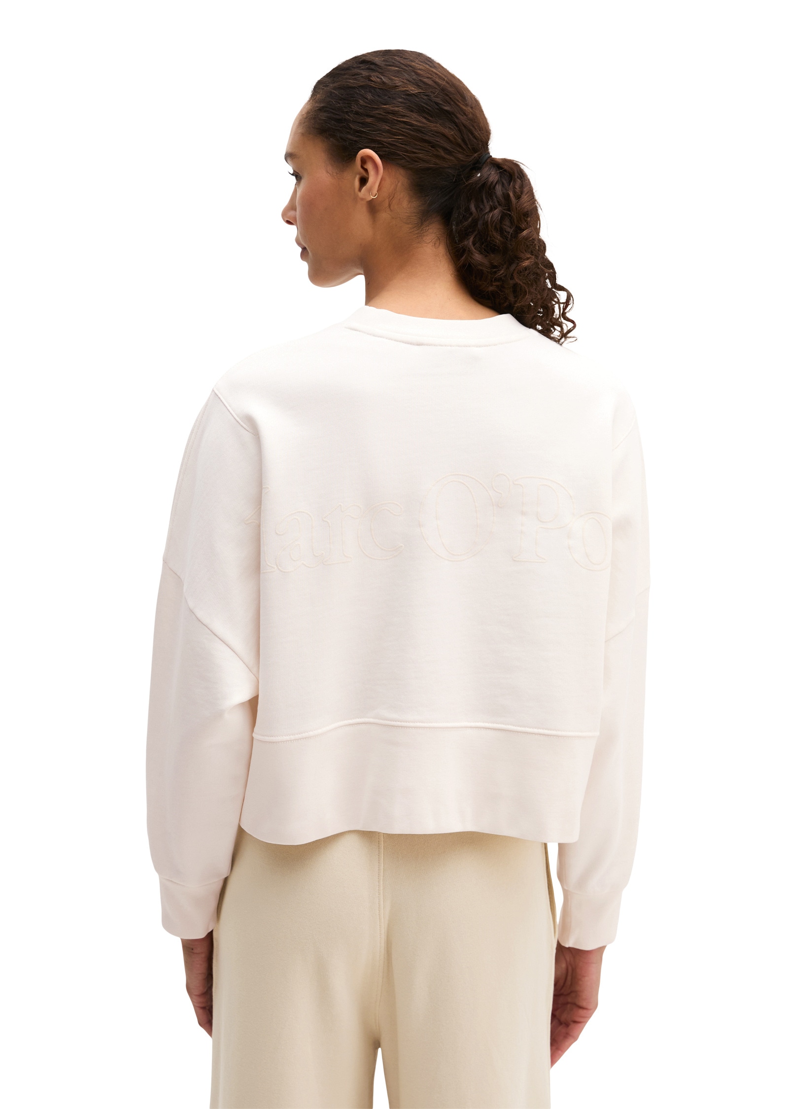 Thumbnail - Marc OPolo Sweatshirt "aus reiner Bio-Baumwolle"